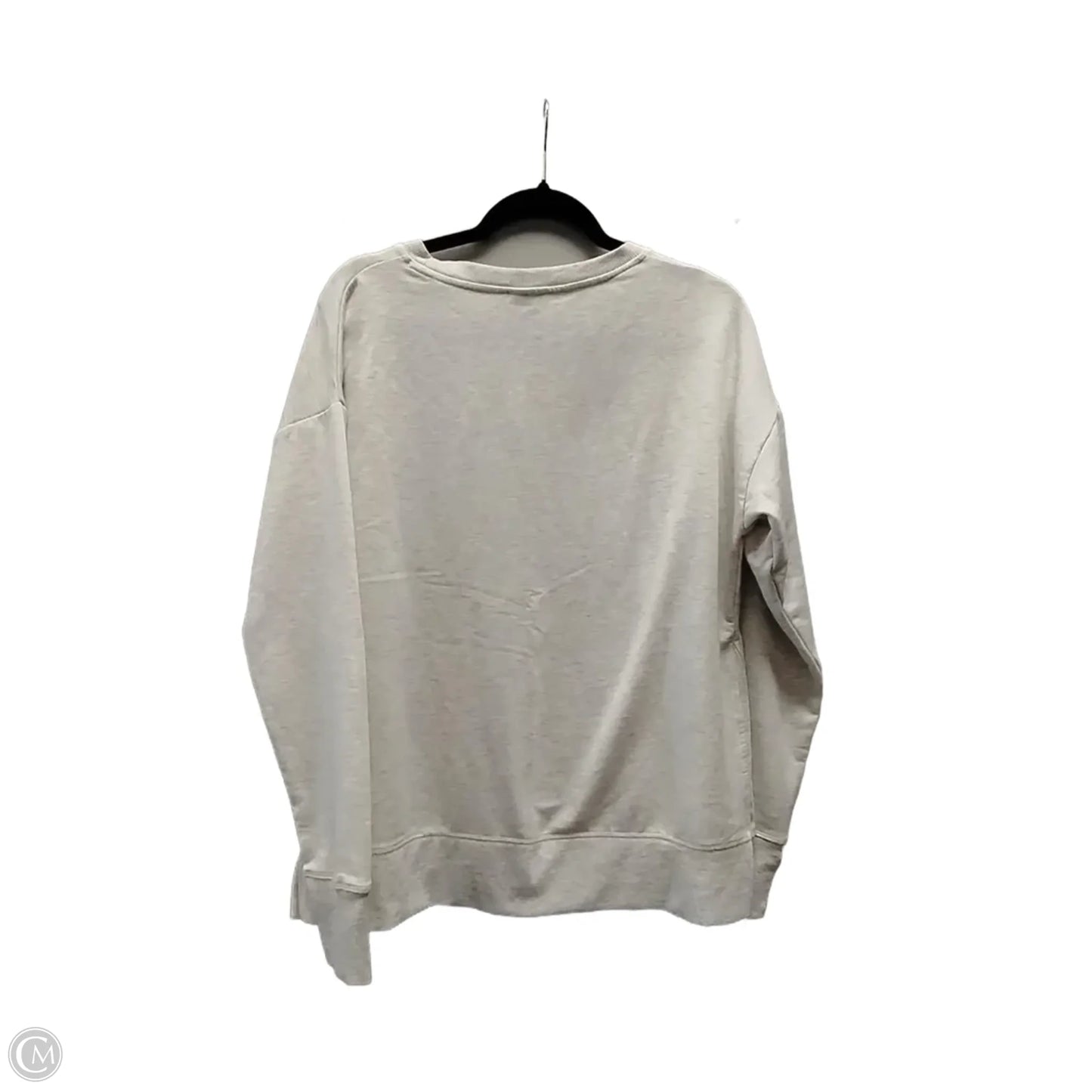 Sweatshirt Crewneck By Clothes Mentor In Beige, Size: Xl