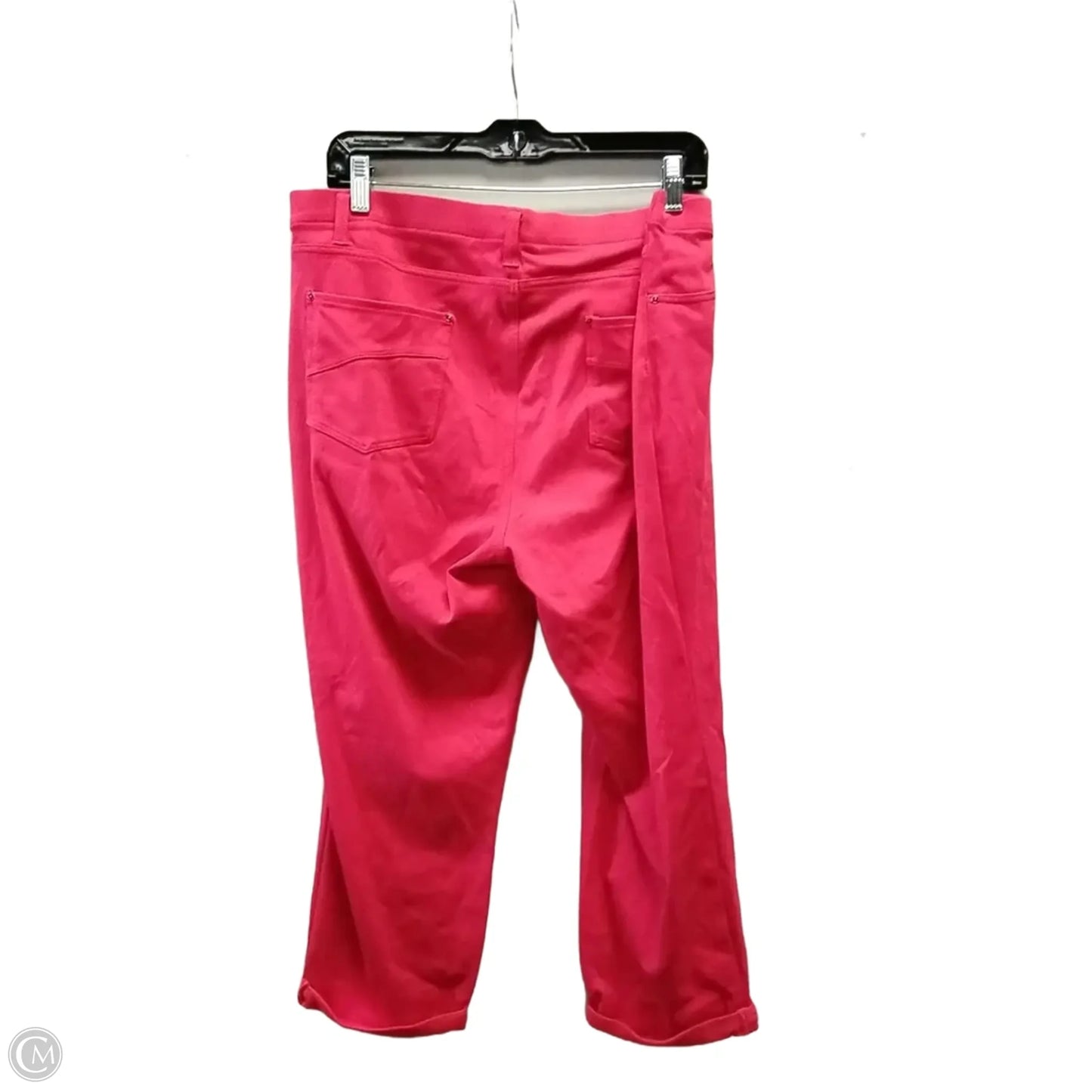 Pants Cropped By Time And Tru In Red, Size: Xxl
