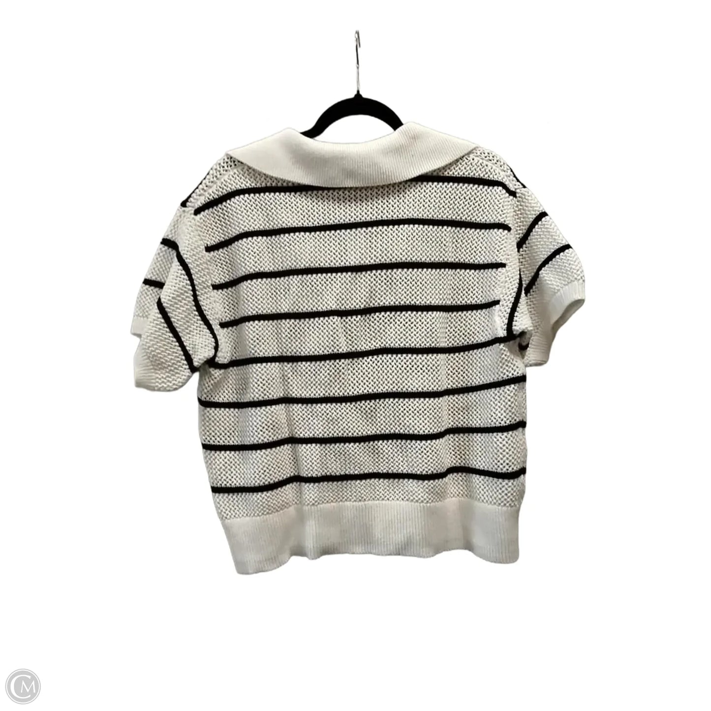 Sweater Short Sleeve By Old Navy In Blue & White, Size: Xl