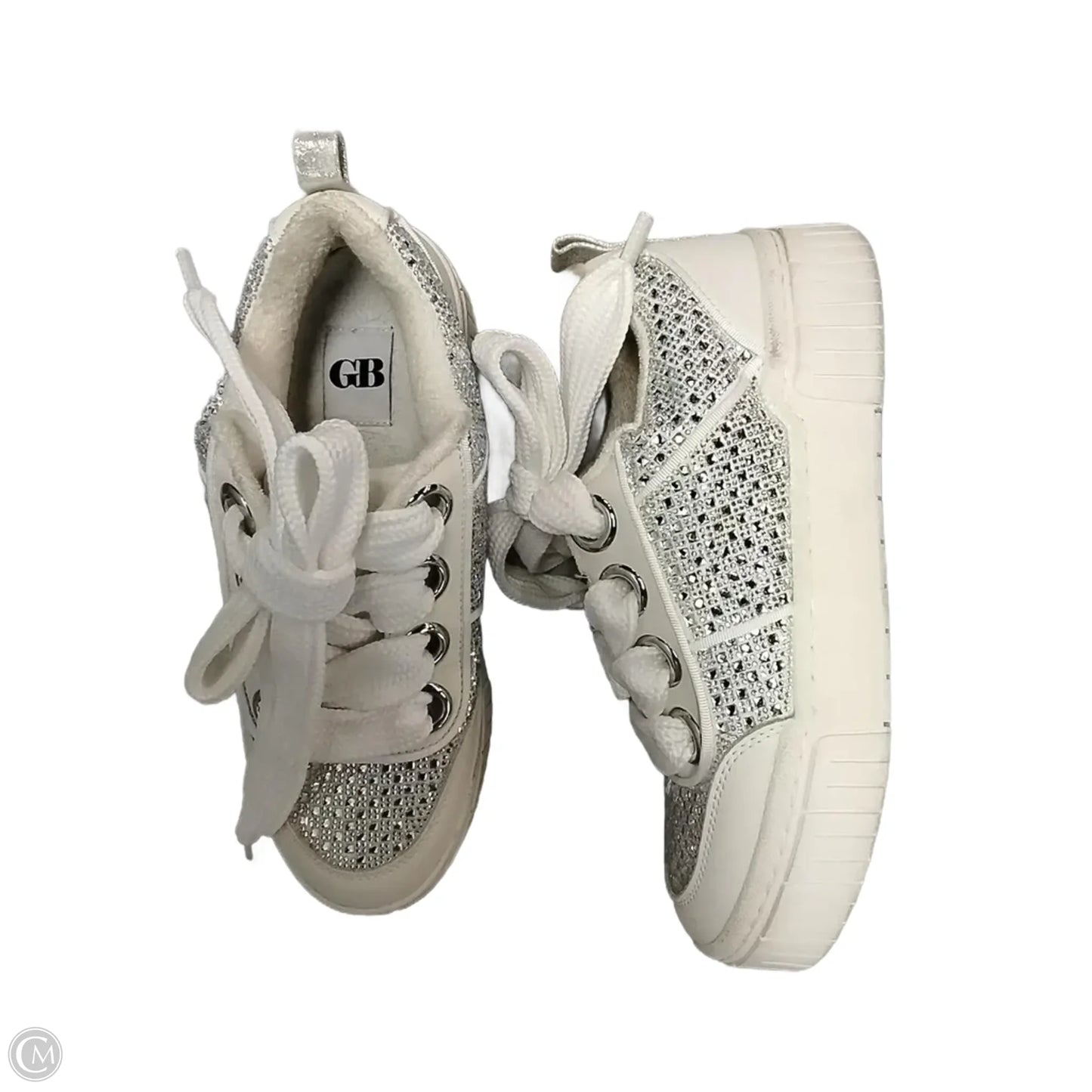 Shoes Sneakers Platform By Gb In White, Size: 10