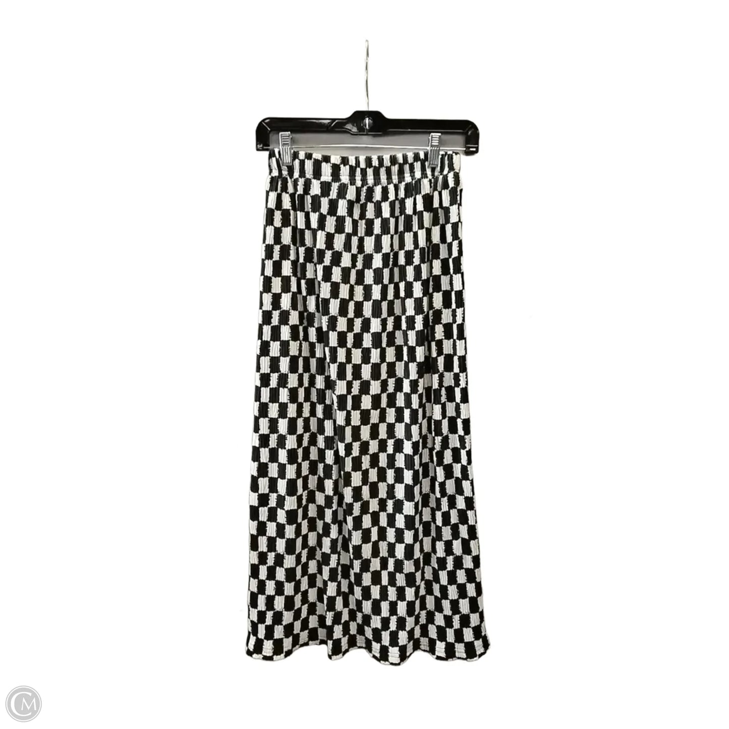 Skirt Maxi By Clothes Mentor In Black & Cream, Size: M