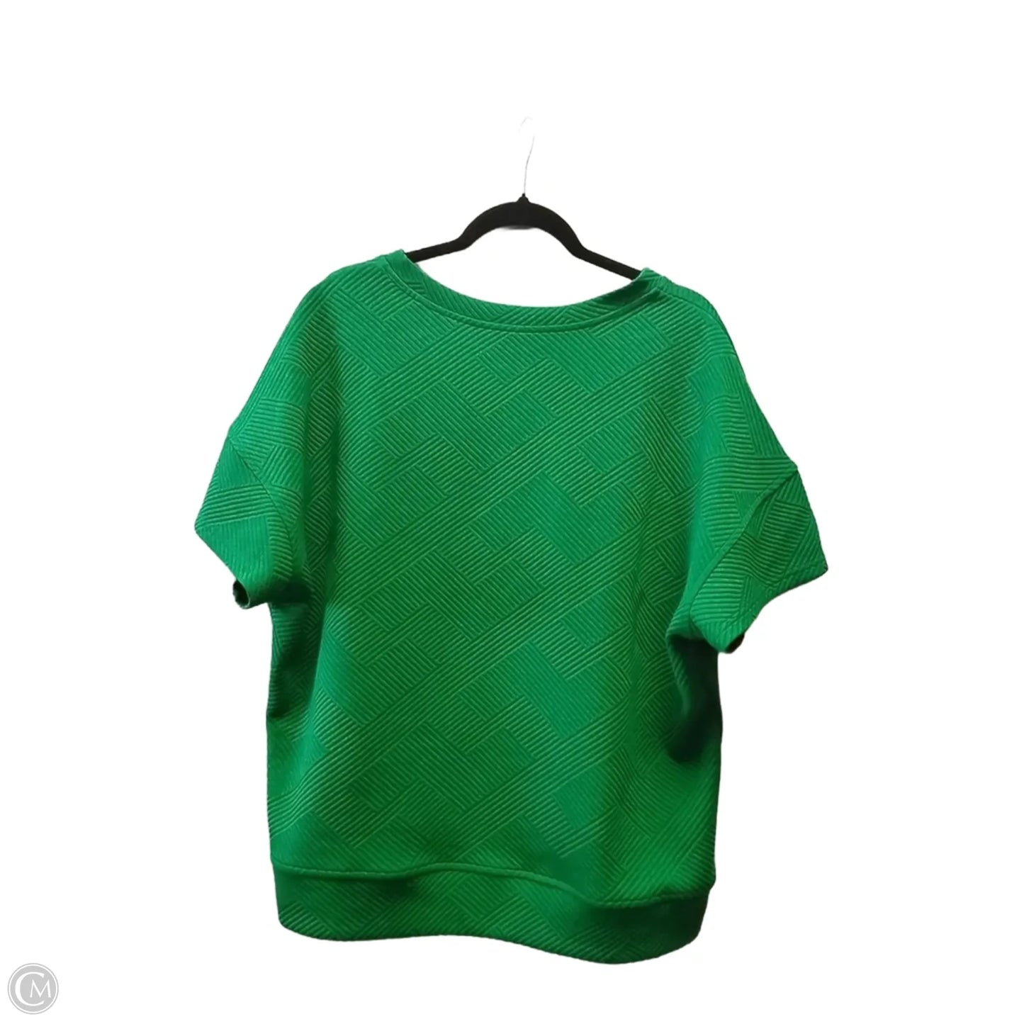 Sweatshirt Crewneck By Clothes Mentor In Green, Size: L