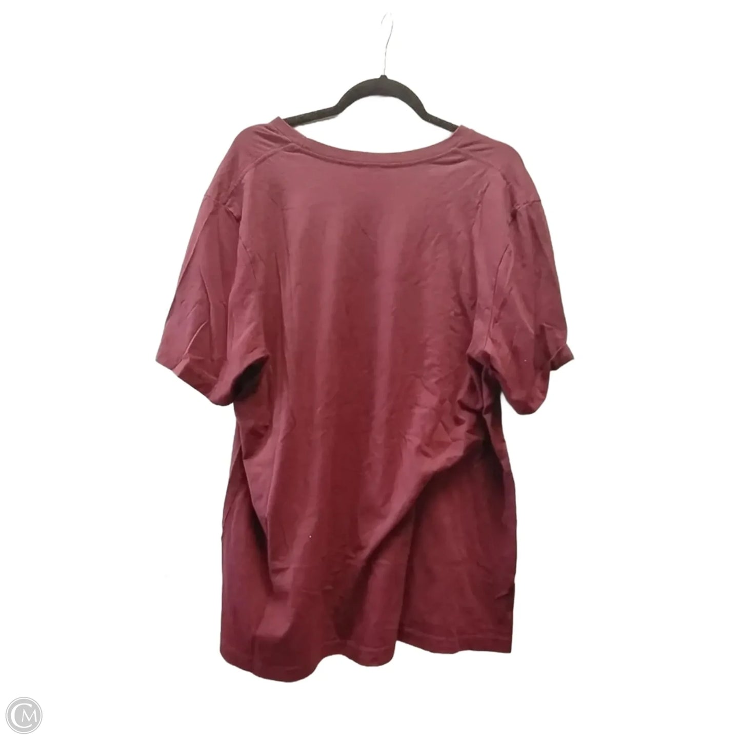 Top Short Sleeve By Canvas In Purple, Size: 2x