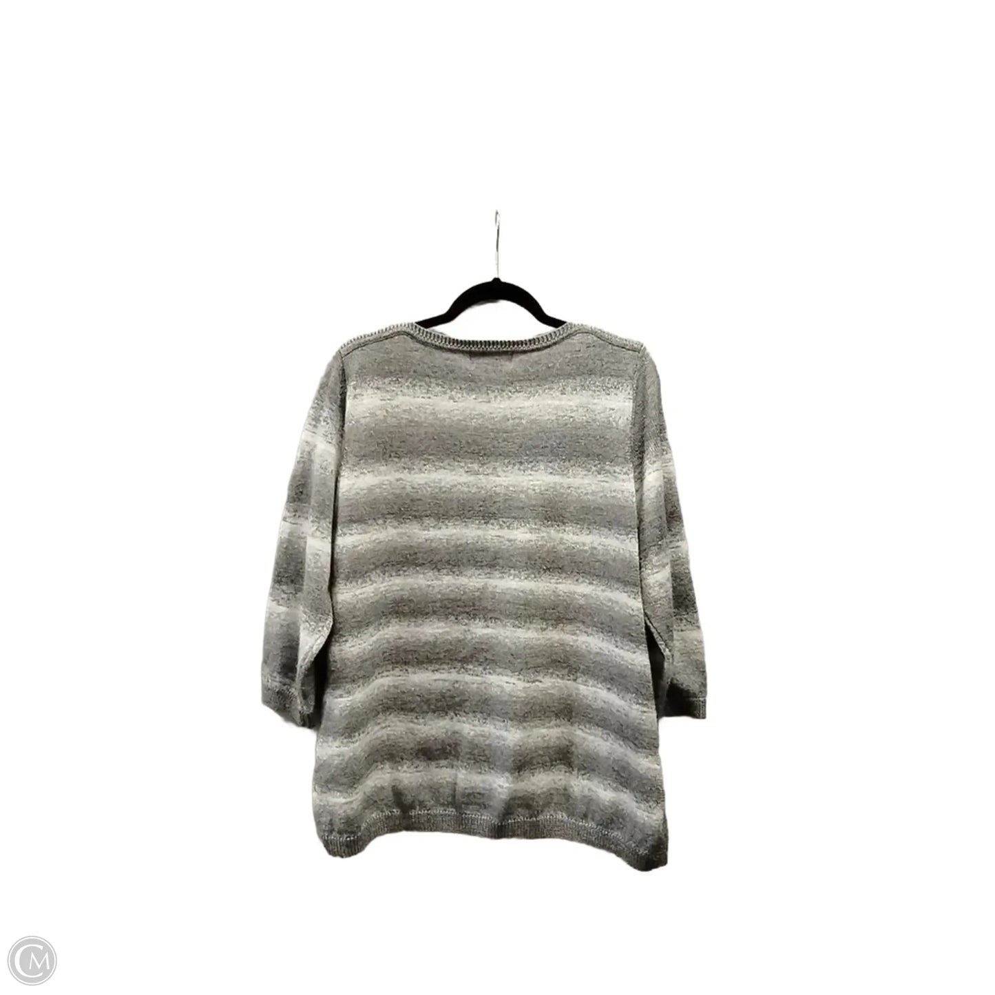 Sweater By Alfred Dunner In Grey, Size: Xl