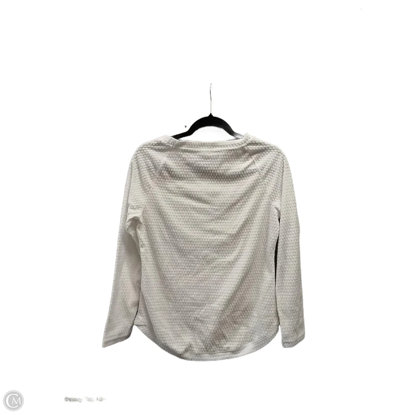 Top Long Sleeve By Serra In White, Size: S