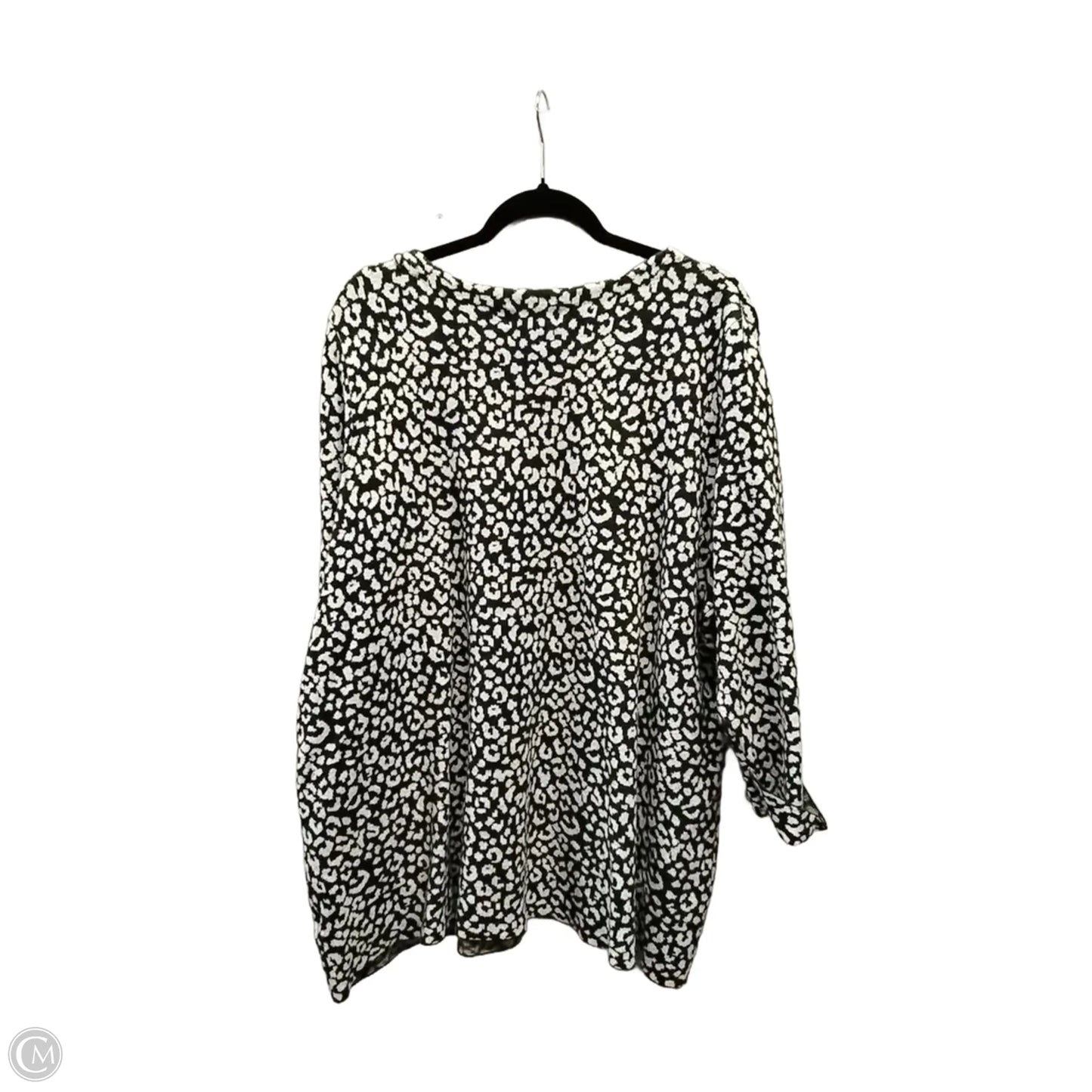 Sweater By Cynthia Rowley In Leopard Print, Size: 3x