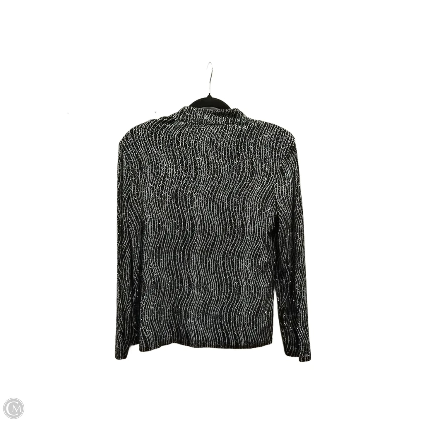 Top Cami By Onyx In Black & Silver, Size: M