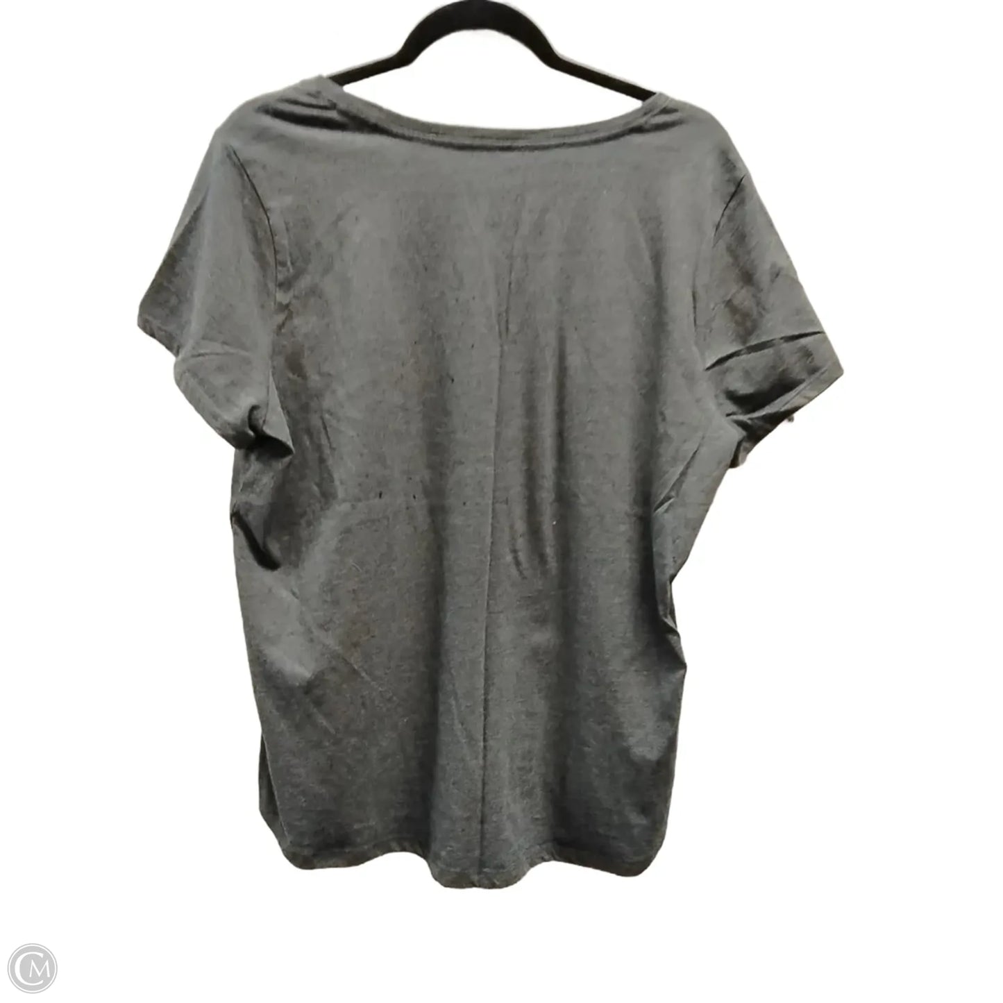 Top Short Sleeve Basic By Sonoma In Grey, Size: Xl