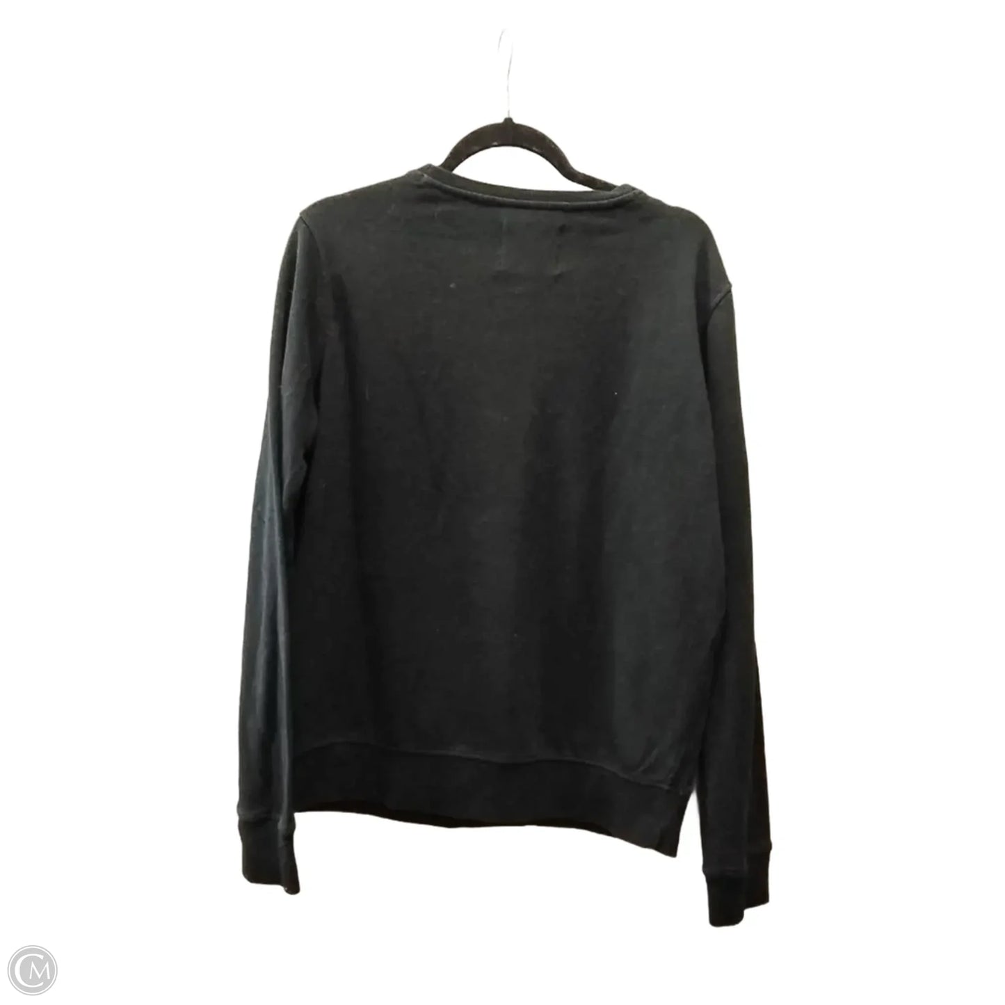 Sweatshirt Crewneck By Victorias Secret In Black, Size: M