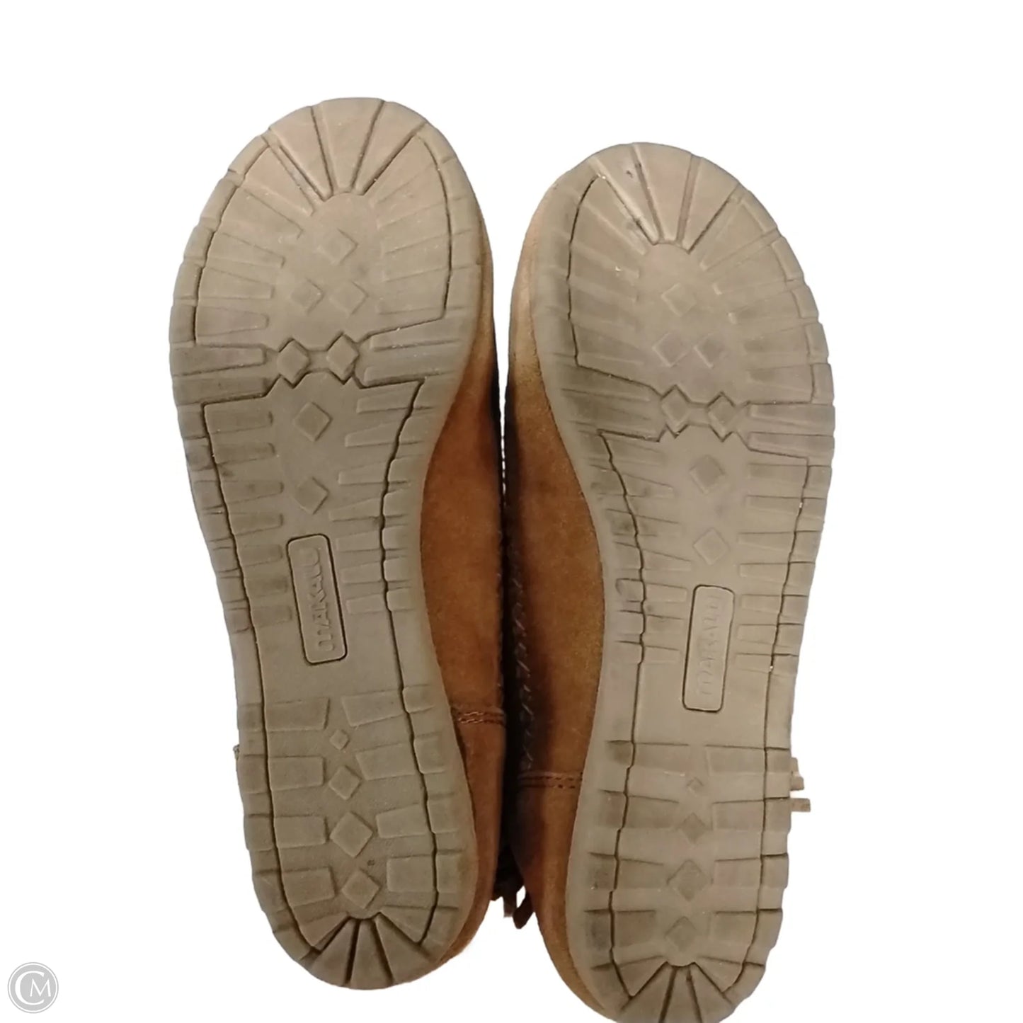 Boots Ankle Flats By Clothes Mentor In Tan, Size: 6