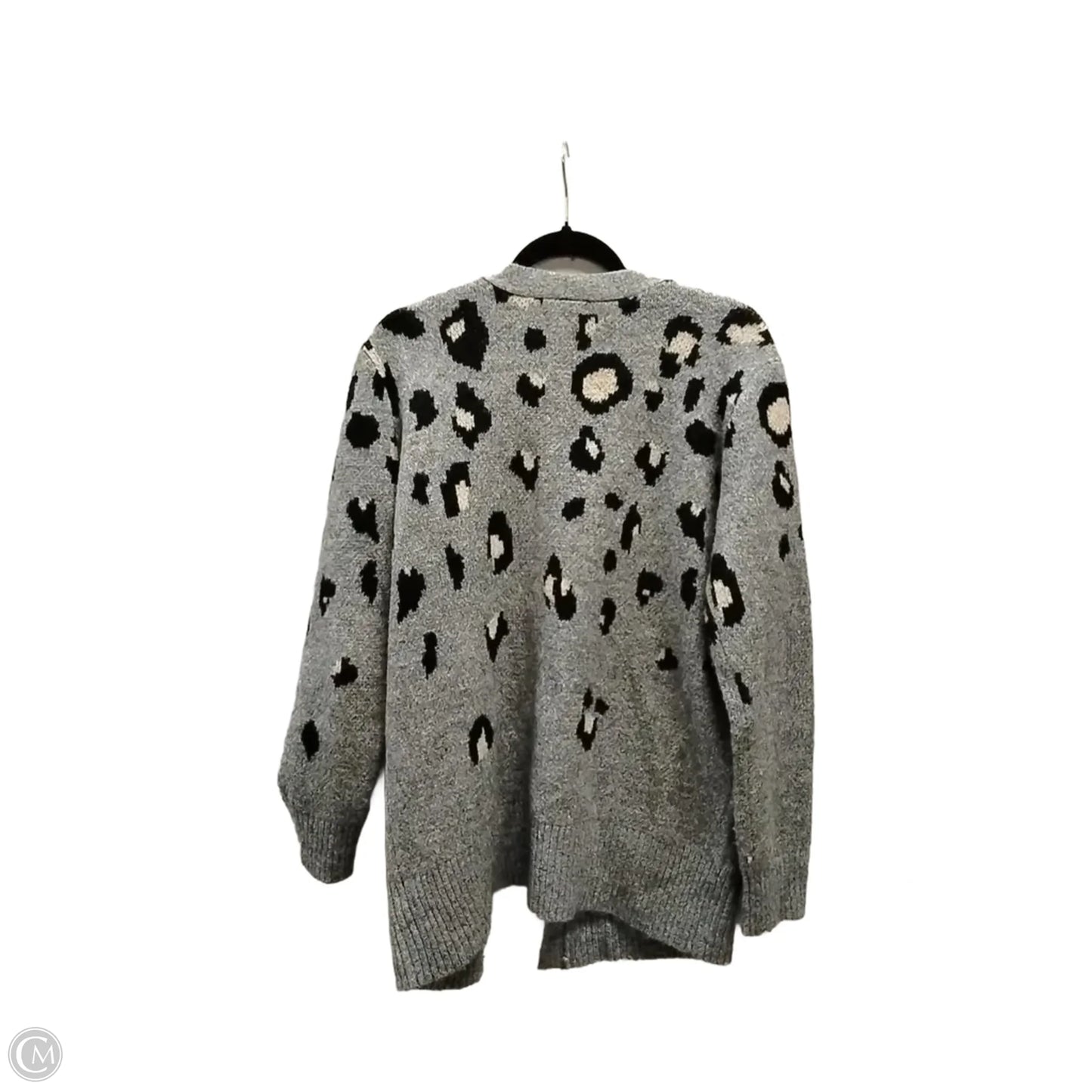 Sweater Cardigan By Maurices In Leopard Print, Size: L