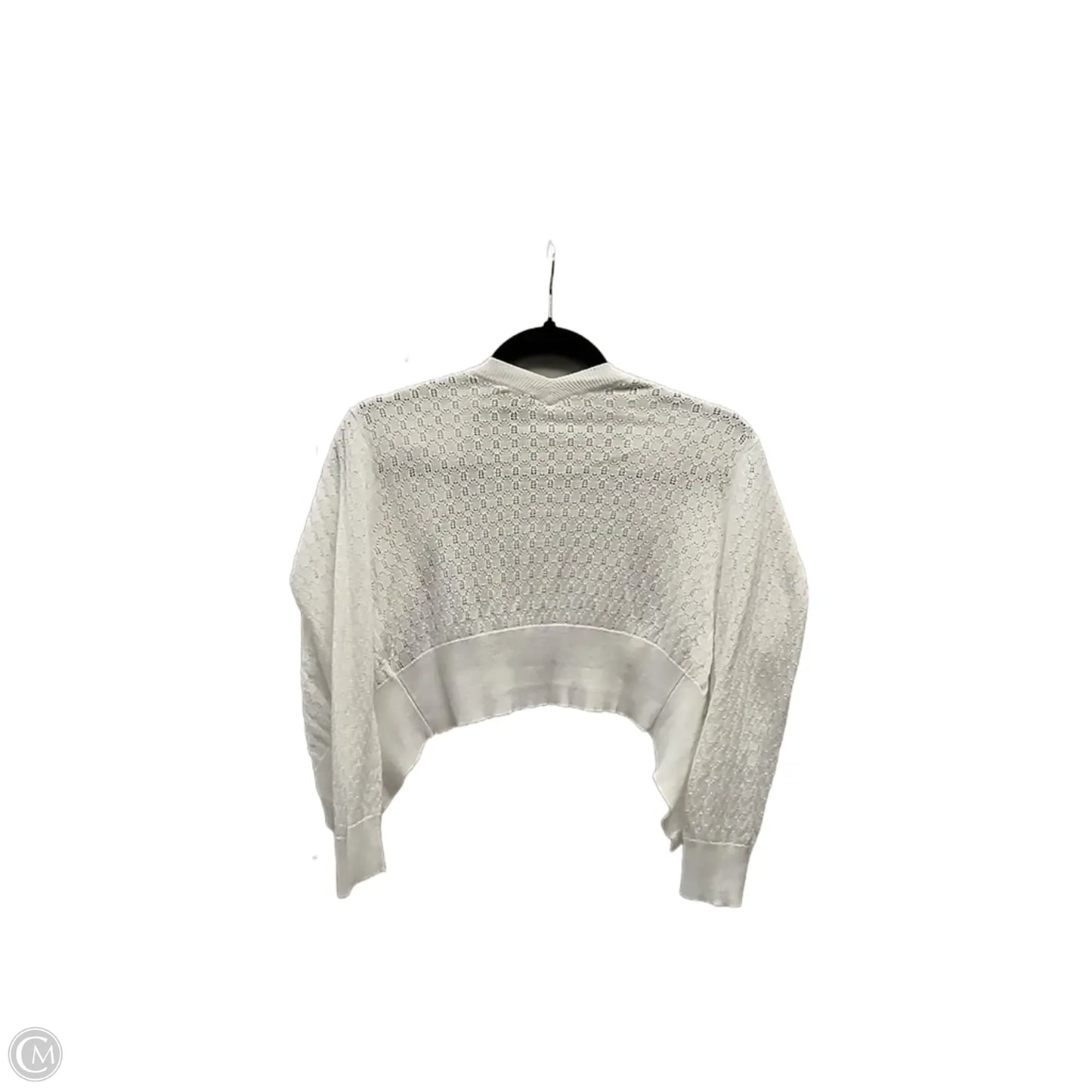 Sweater Short Sleeve By Worthington In White, Size: S