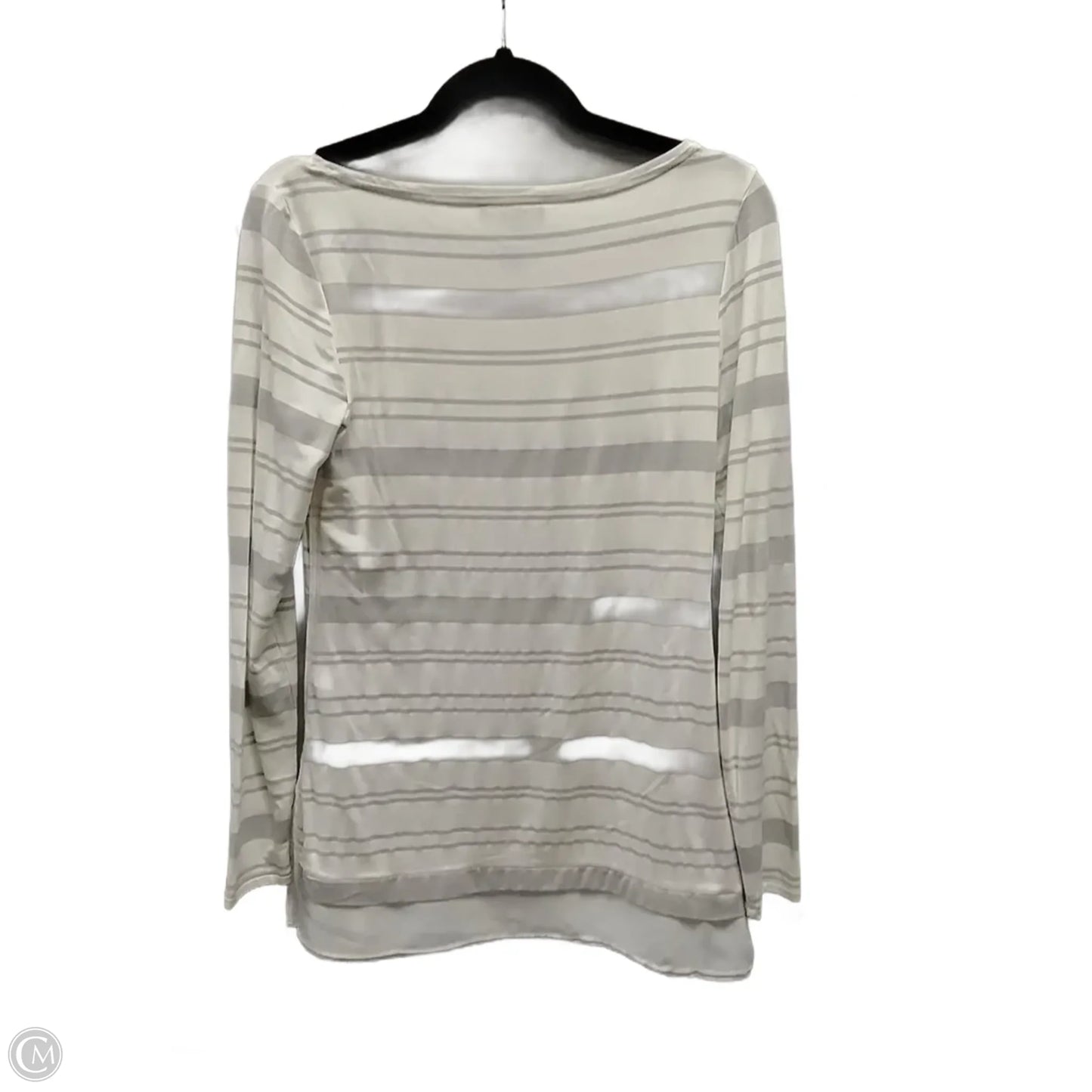 Top Long Sleeve By White House Black Market In Striped Pattern, Size: Xs