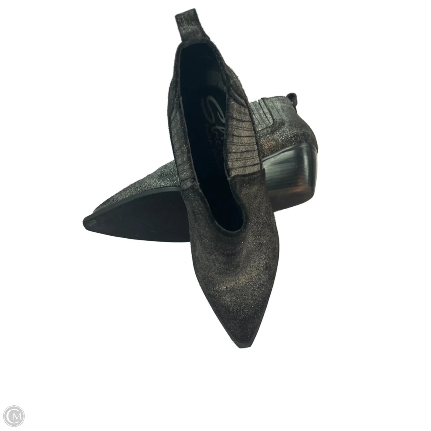 Boots Ankle Flats By Clothes Mentor In Grey, Size: 7.5