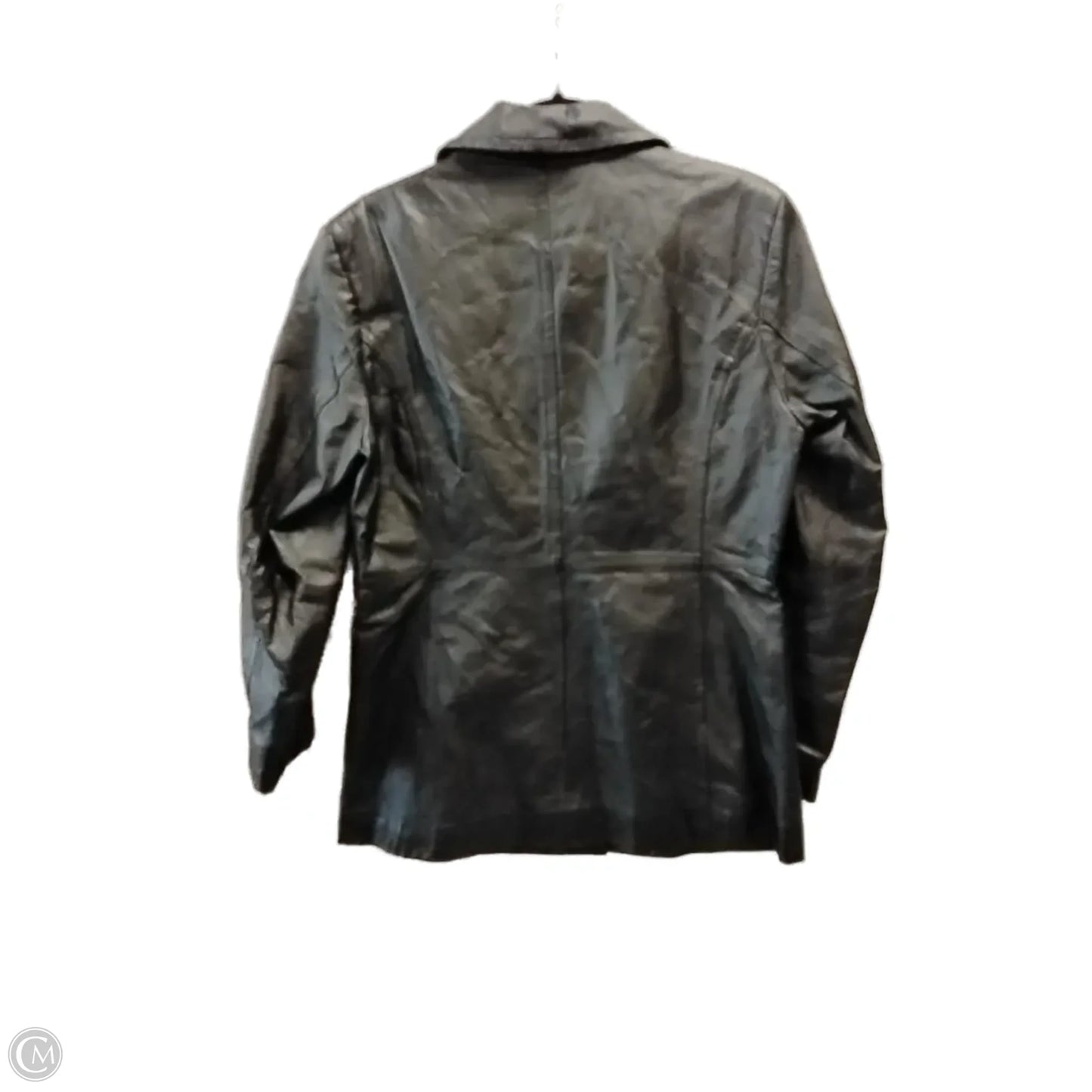 Coat Leather By Worthington In Black, Size: M