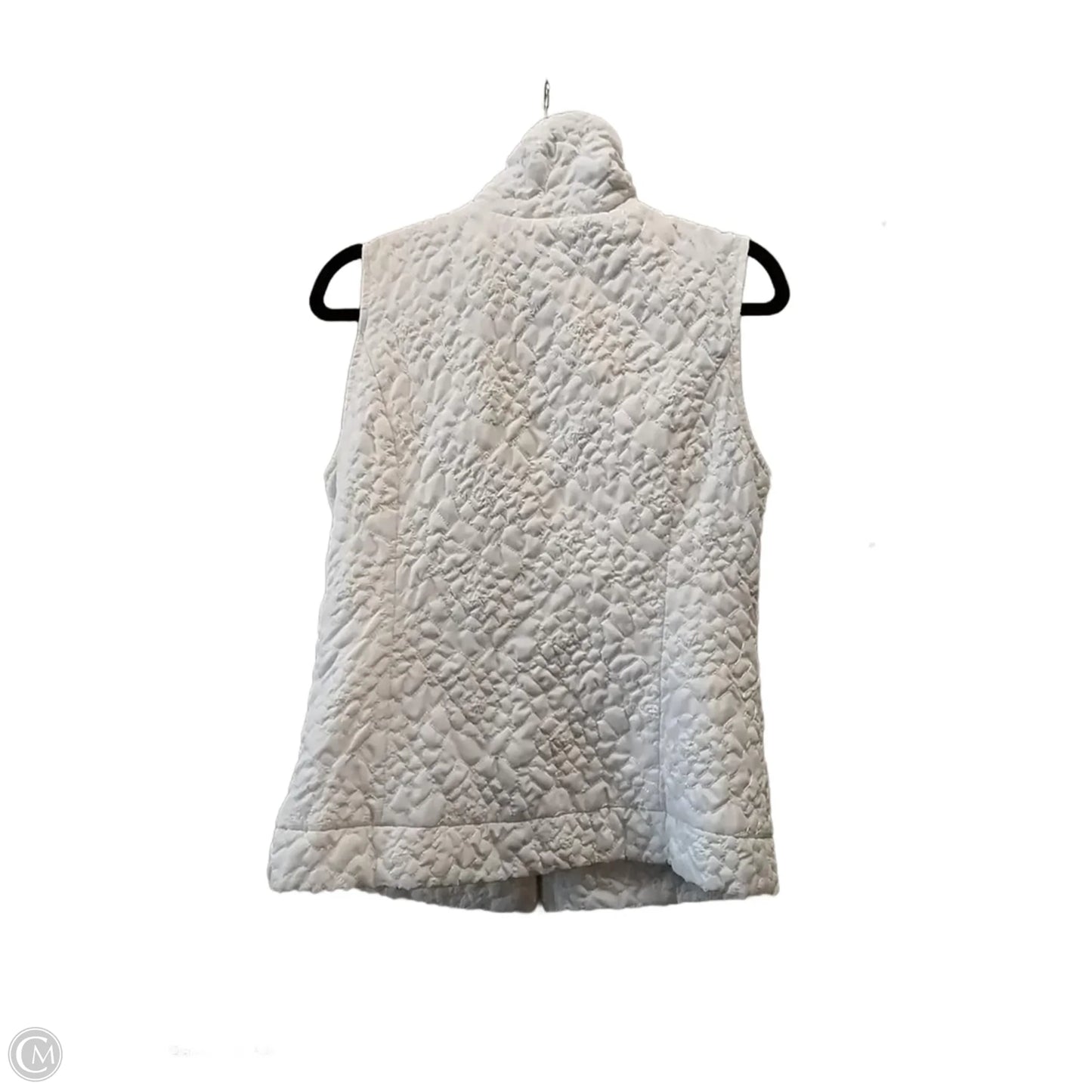 Vest Puffer & Quilted By Christopher And Banks In White, Size: S