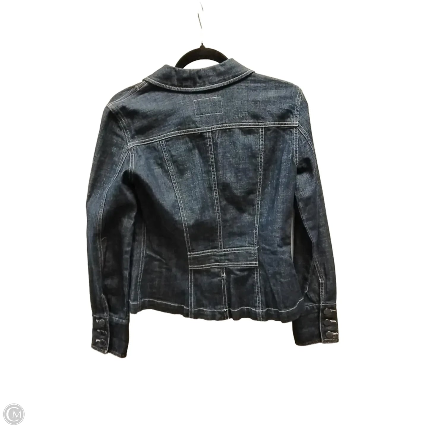 Jacket Denim By Calvin Klein In Blue, Size: S