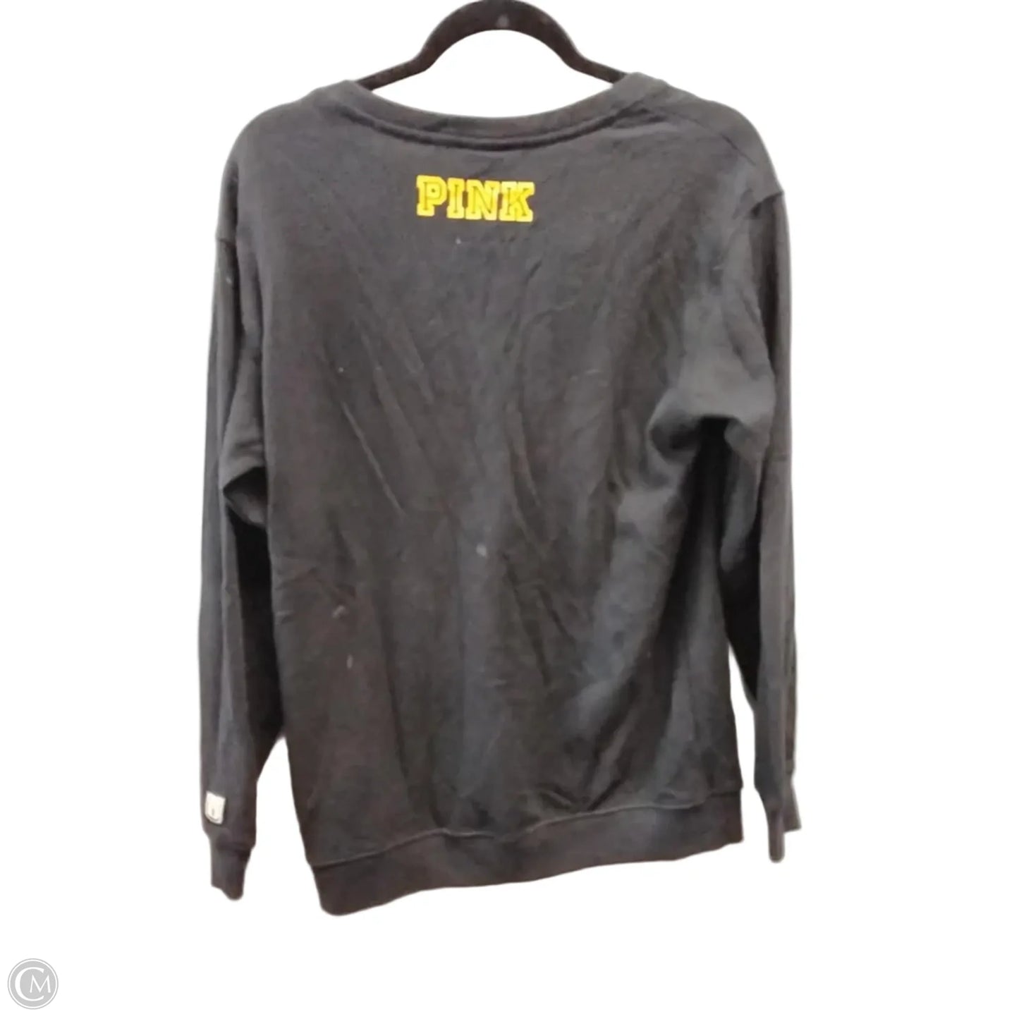 Sweatshirt Crewneck By Pink In Black, Size: Xs