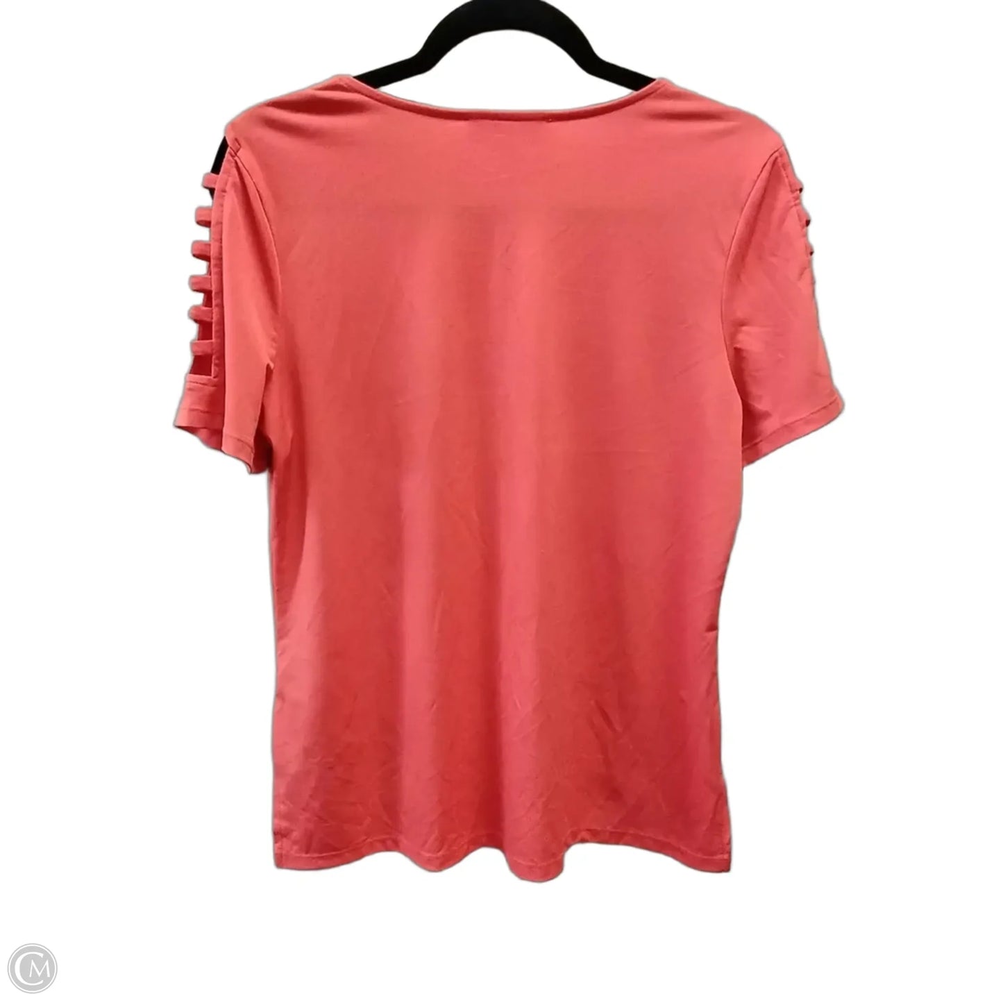Top Short Sleeve By Michael By Michael Kors In Orange, Size: M