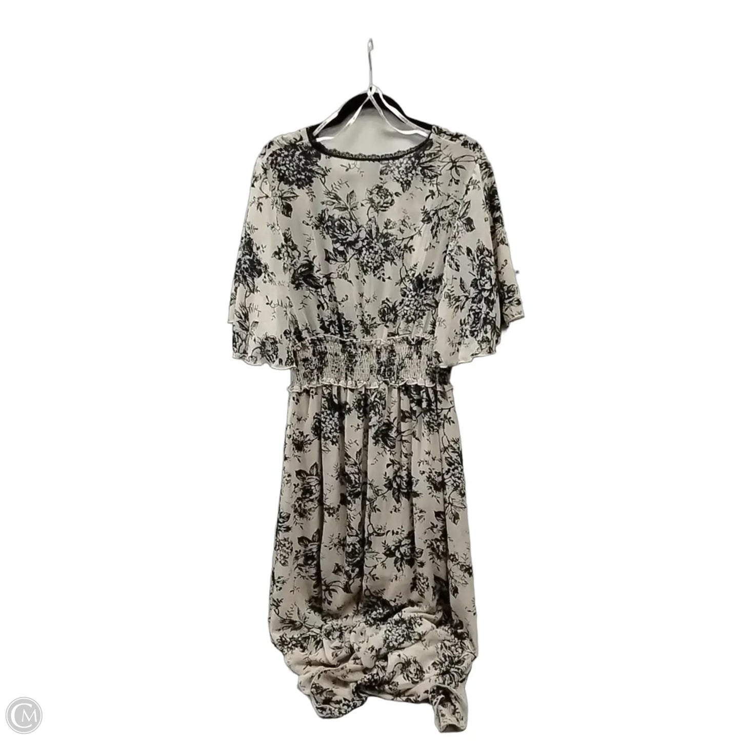 Dress Casual Midi By Clothes Mentor In Polkadot Pattern, Size: 3x