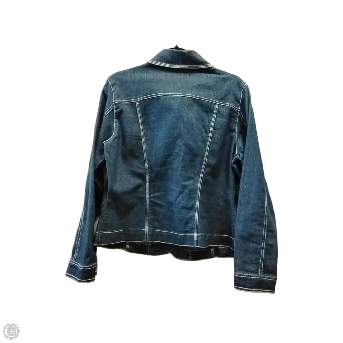 Jacket Denim By Live A Little In Blue Denim, Size: M