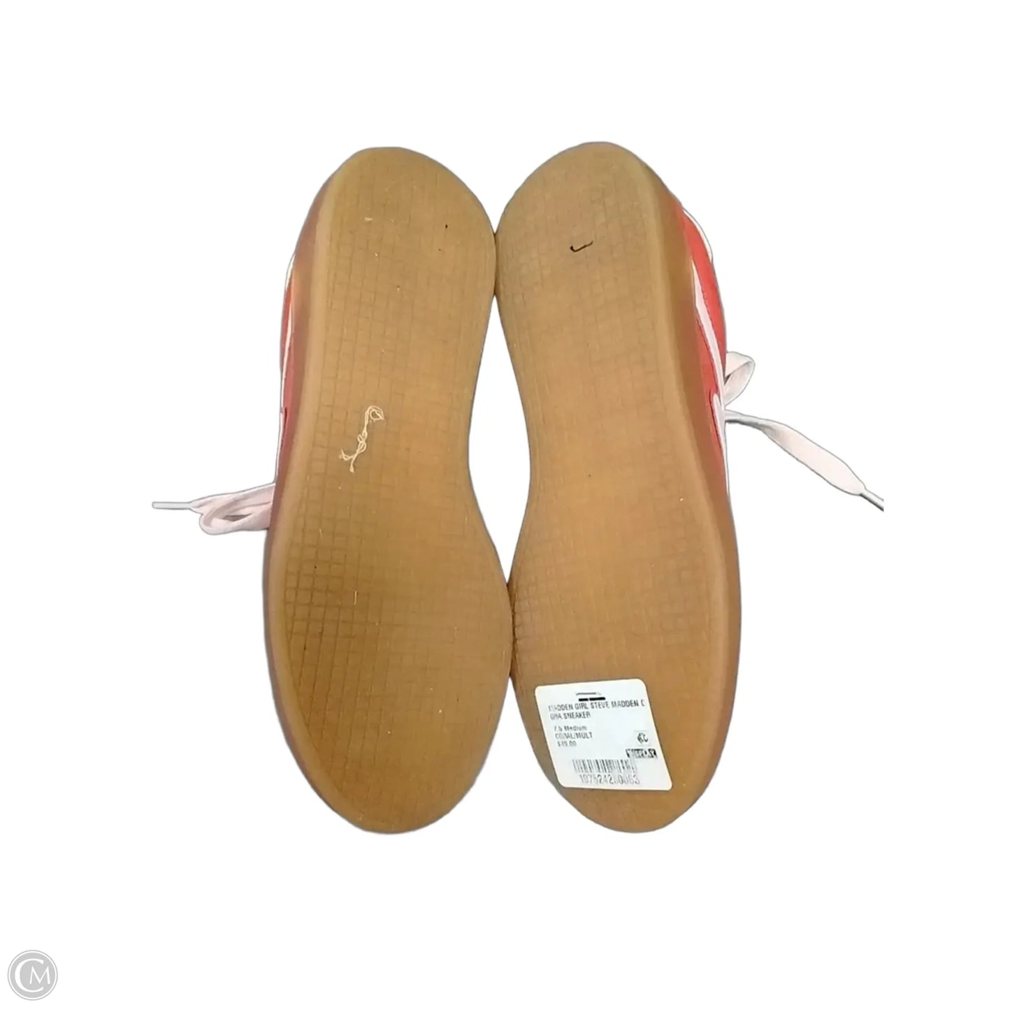 Shoes Sneakers By Madden Girl In Orange, Size: 7.5
