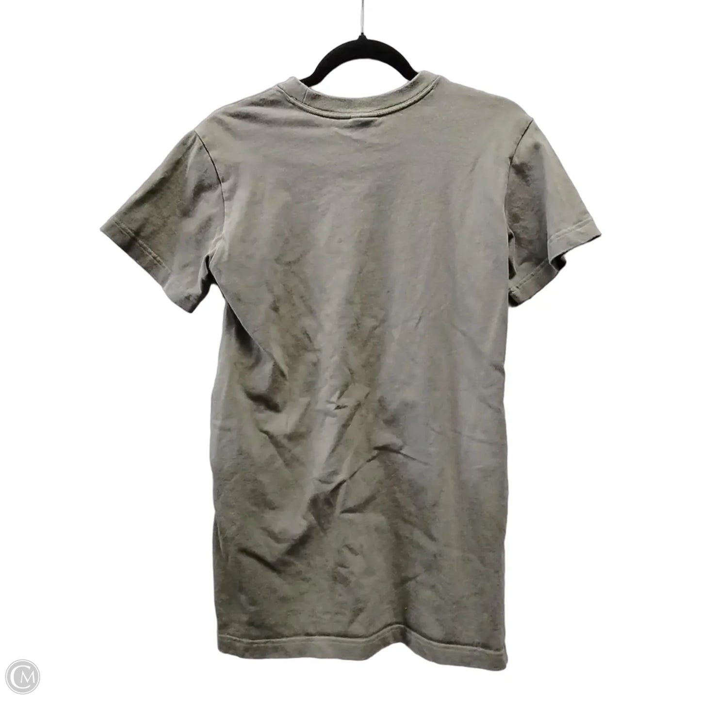 Athletic Top Short Sleeve By Nike In Green, Size: L