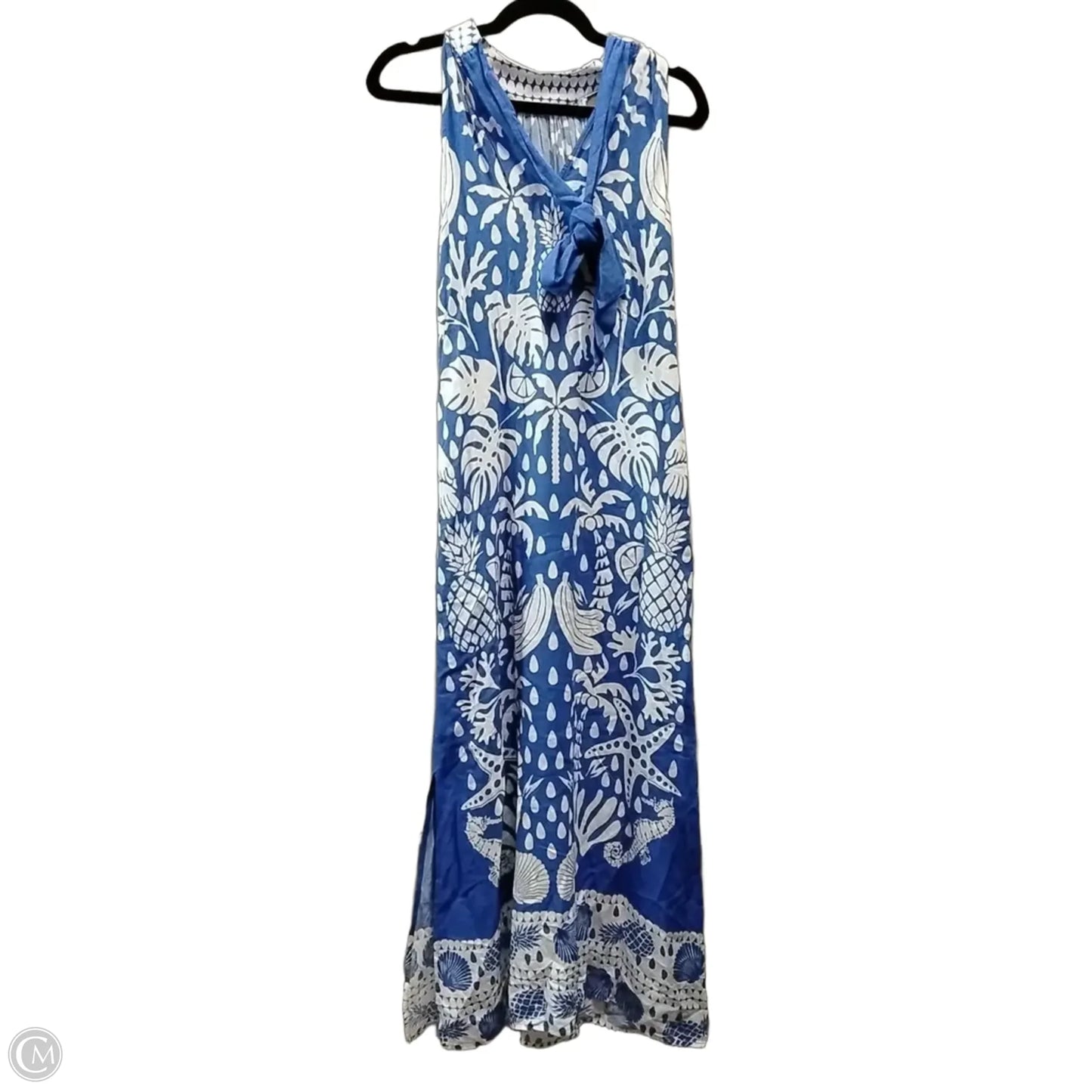 Dress Casual Maxi By Vince Camuto In Blue, Size: Xs