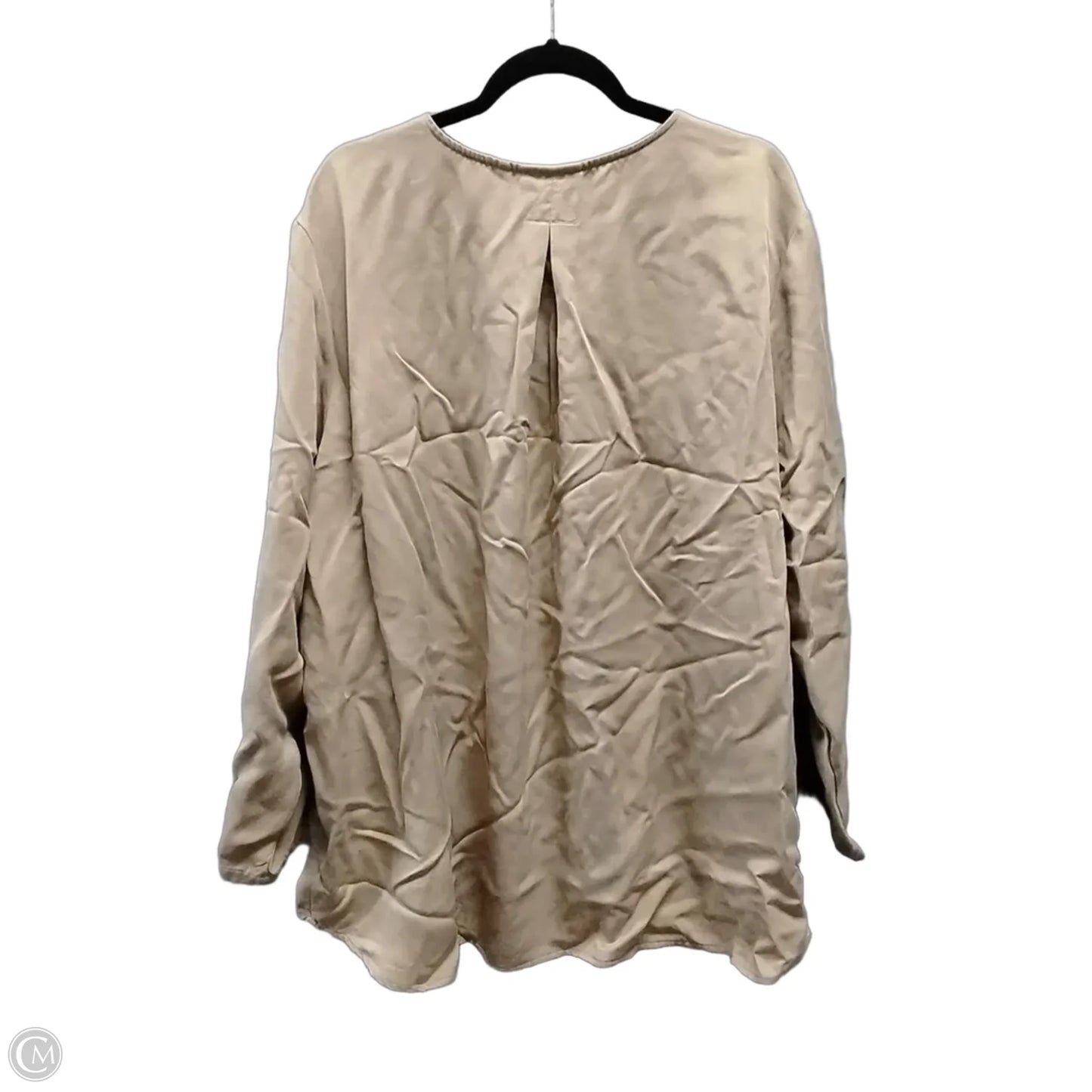 Top Long Sleeve By Soft Surroundings In Brown, Size: 3x