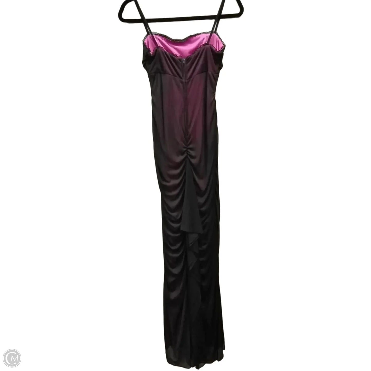 Dress Party Long By Clothes Mentor In Black, Size: 6