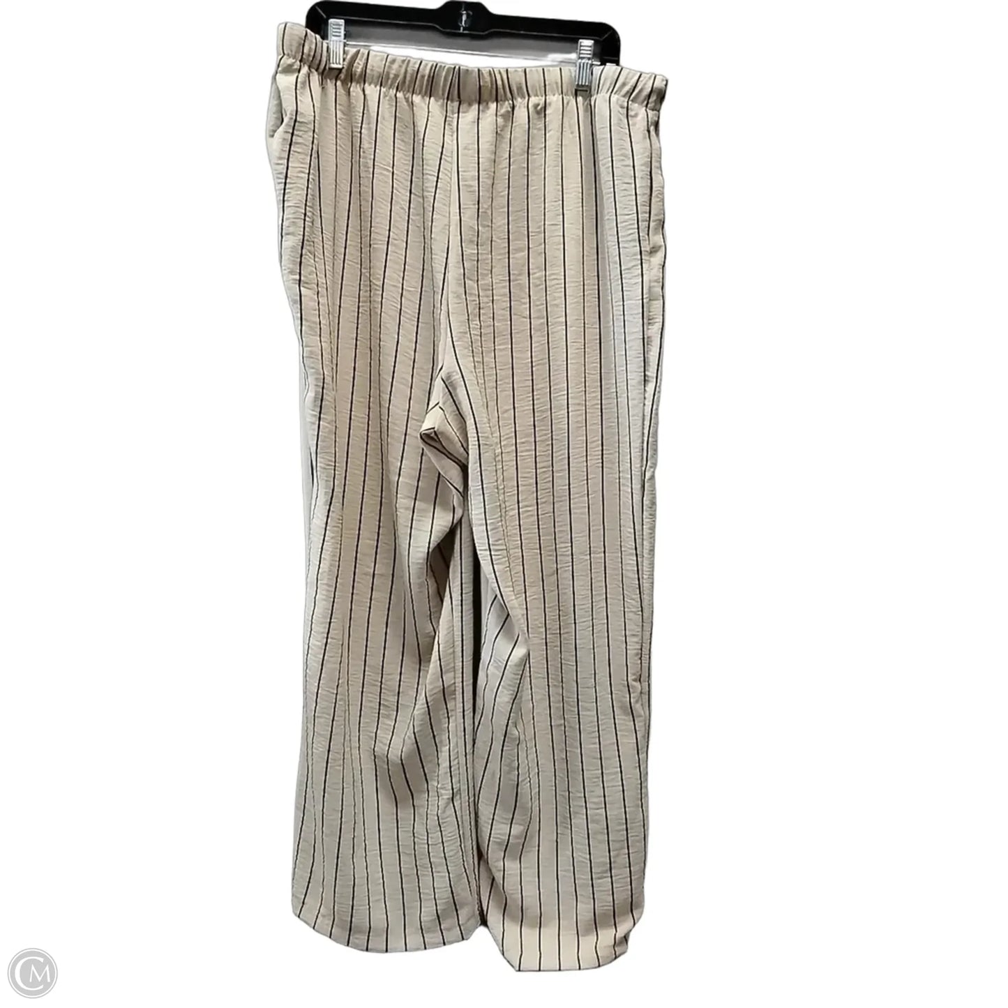 Pants Wide Leg By Rachel Zoe In Striped Pattern, Size: 1x