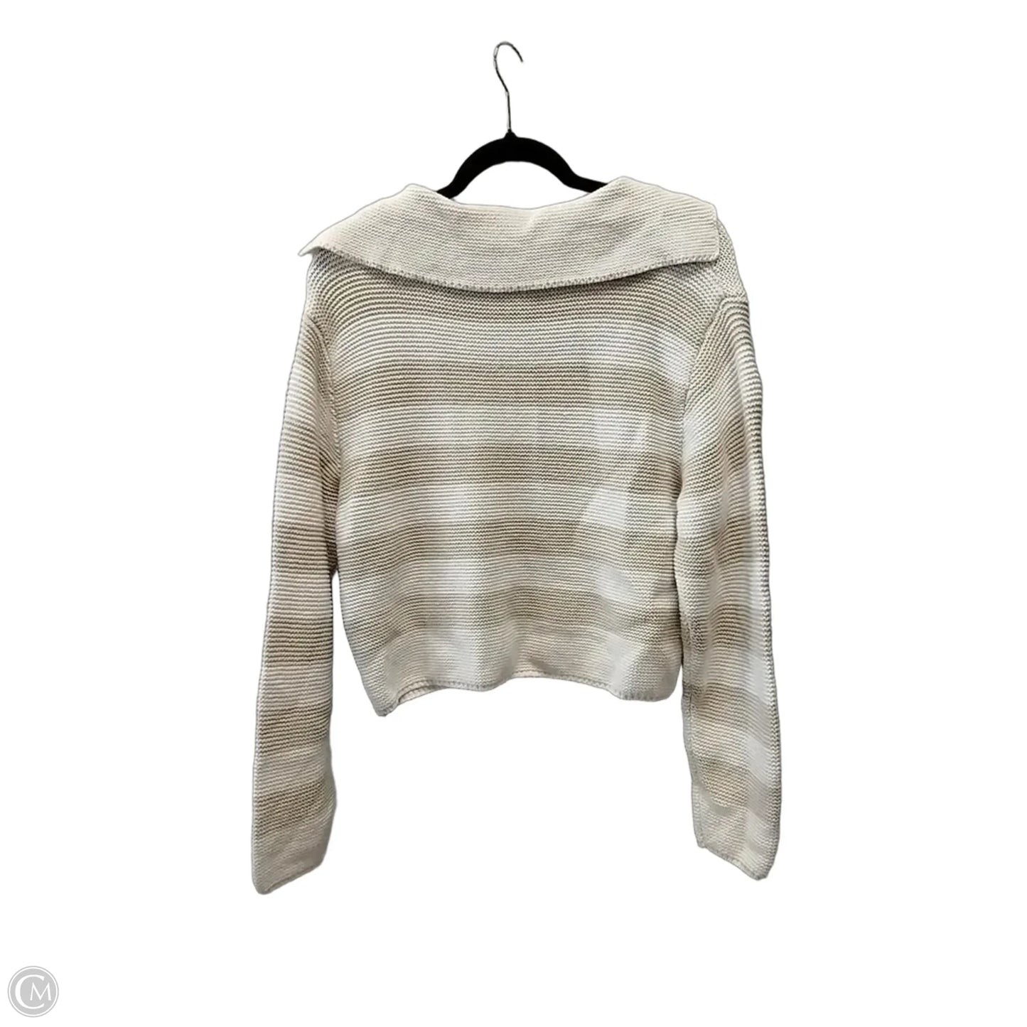Sweater By Moon And Madison In Striped Pattern, Size: L