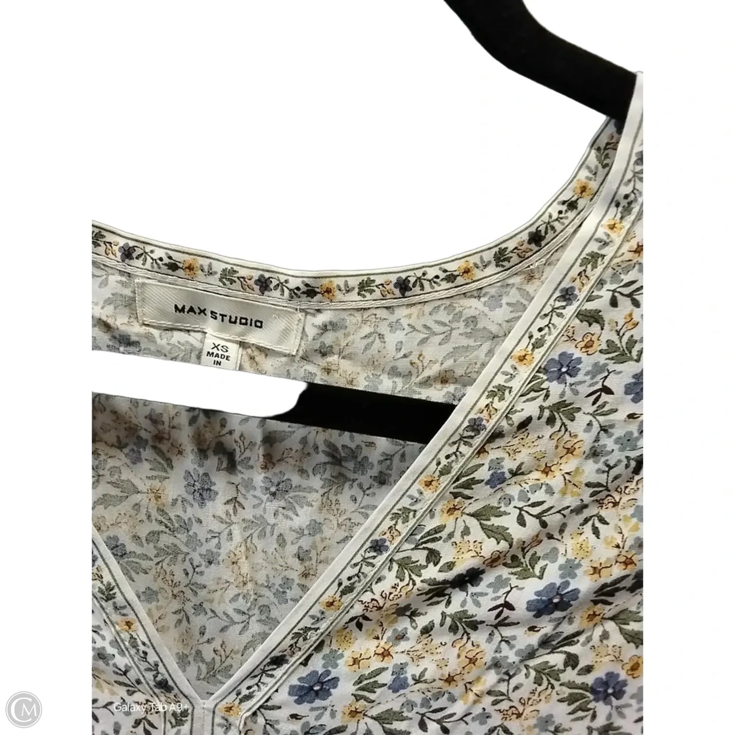 Blouse Long Sleeve By Max Studio In Floral Print, Size: Xs