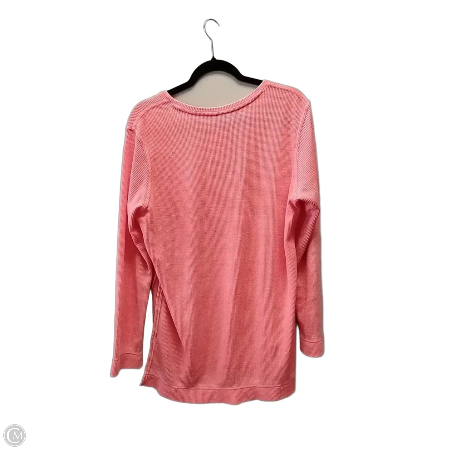 Top Long Sleeve By Green Tea In Pink, Size: Xl
