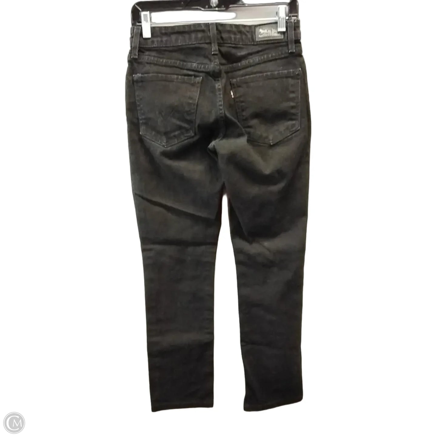 Jeans Skinny By Levis In Black, Size: 2