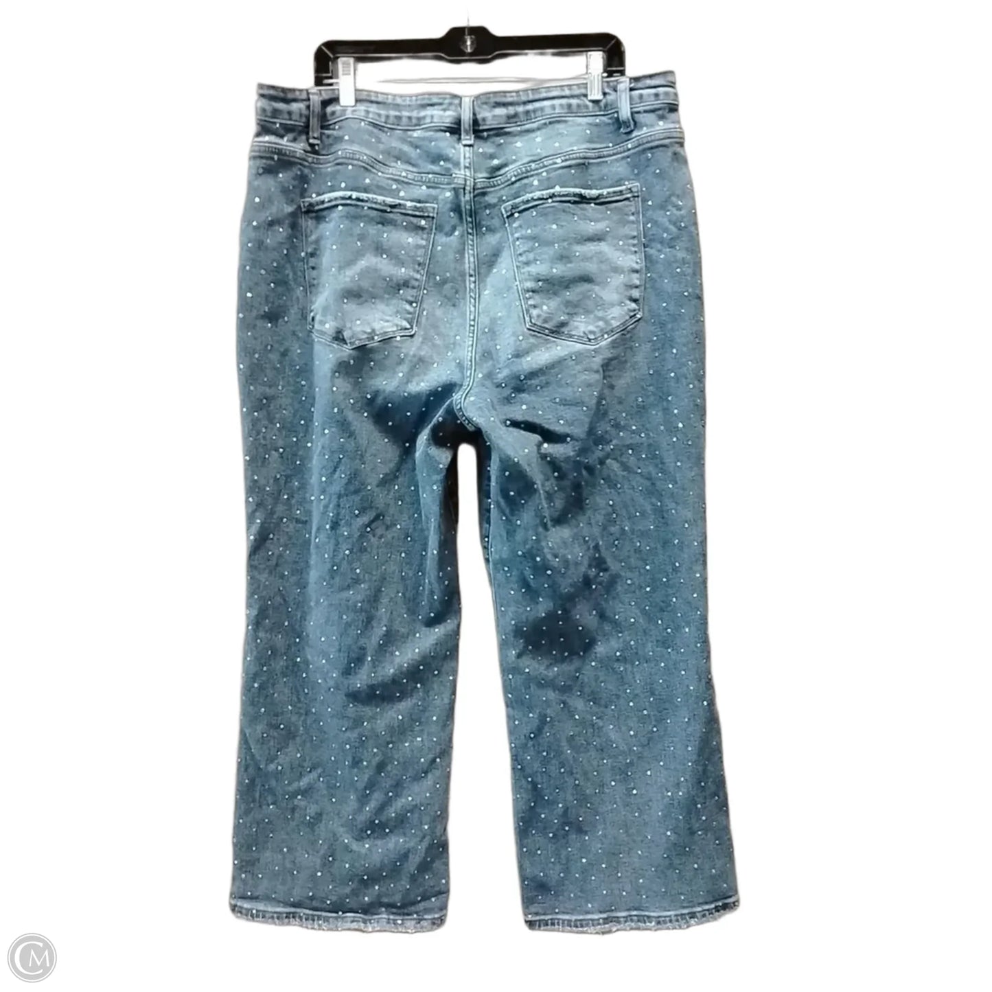 Jeans Straight By Blakeley In Blue Denim, Size: 3x