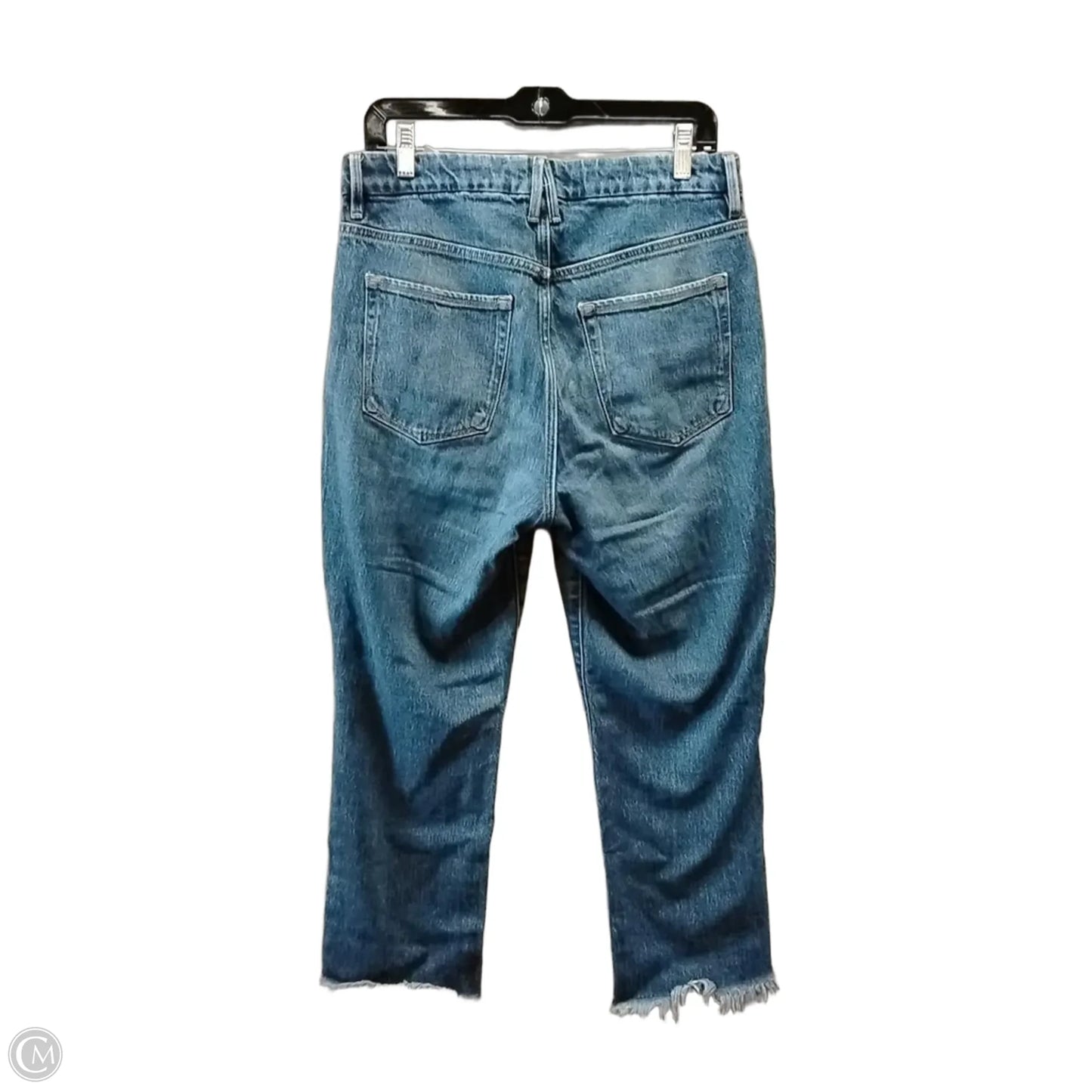 Jeans Wide Leg By American Eagle In Blue Denim, Size: 10