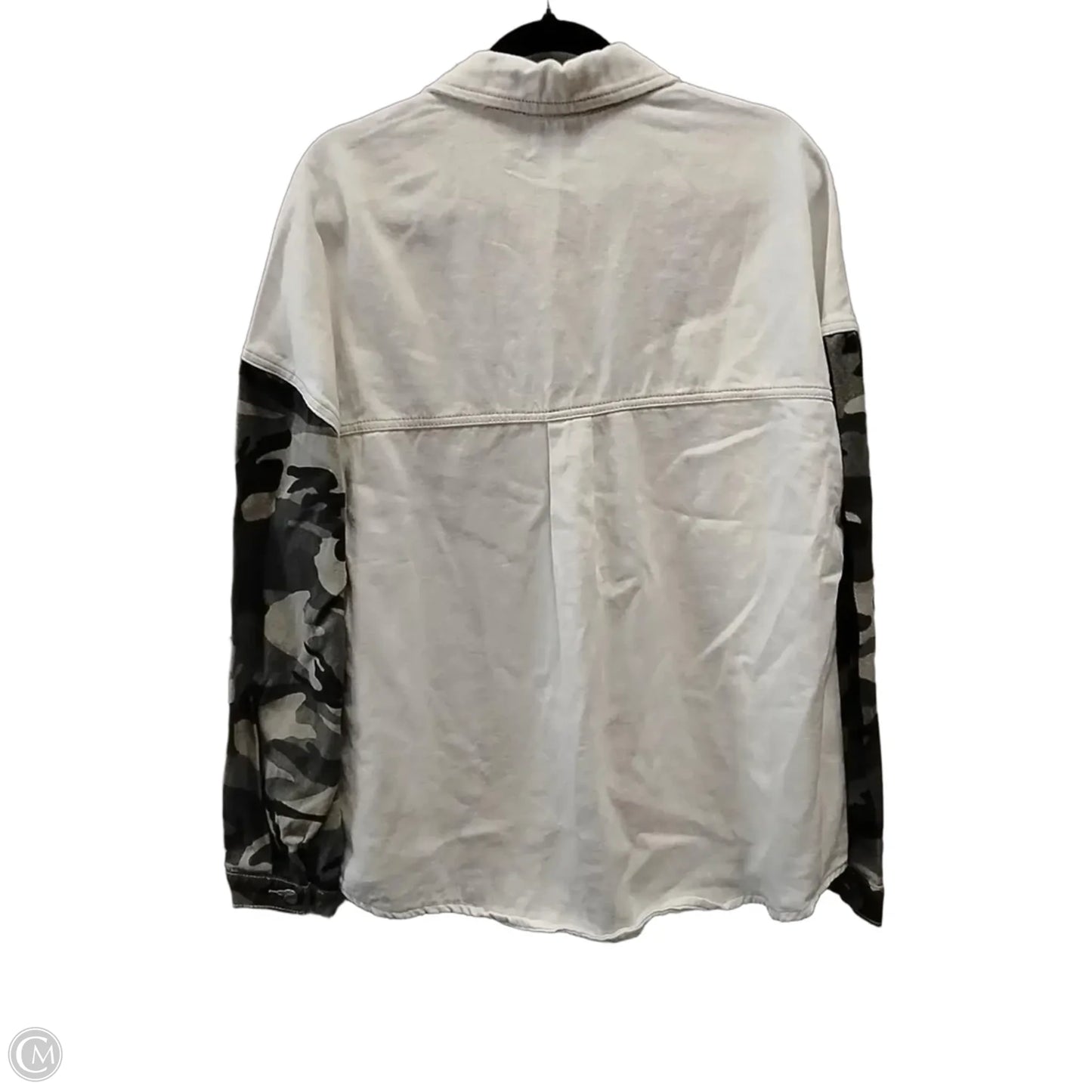 Jacket Denim By Cme In White, Size: L