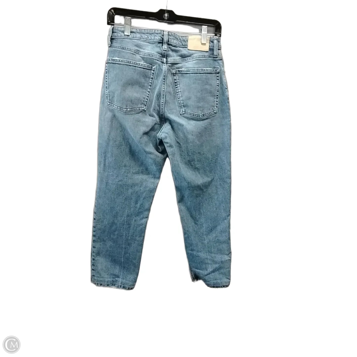 Jeans Straight By Everlane In Blue Denim, Size: 4