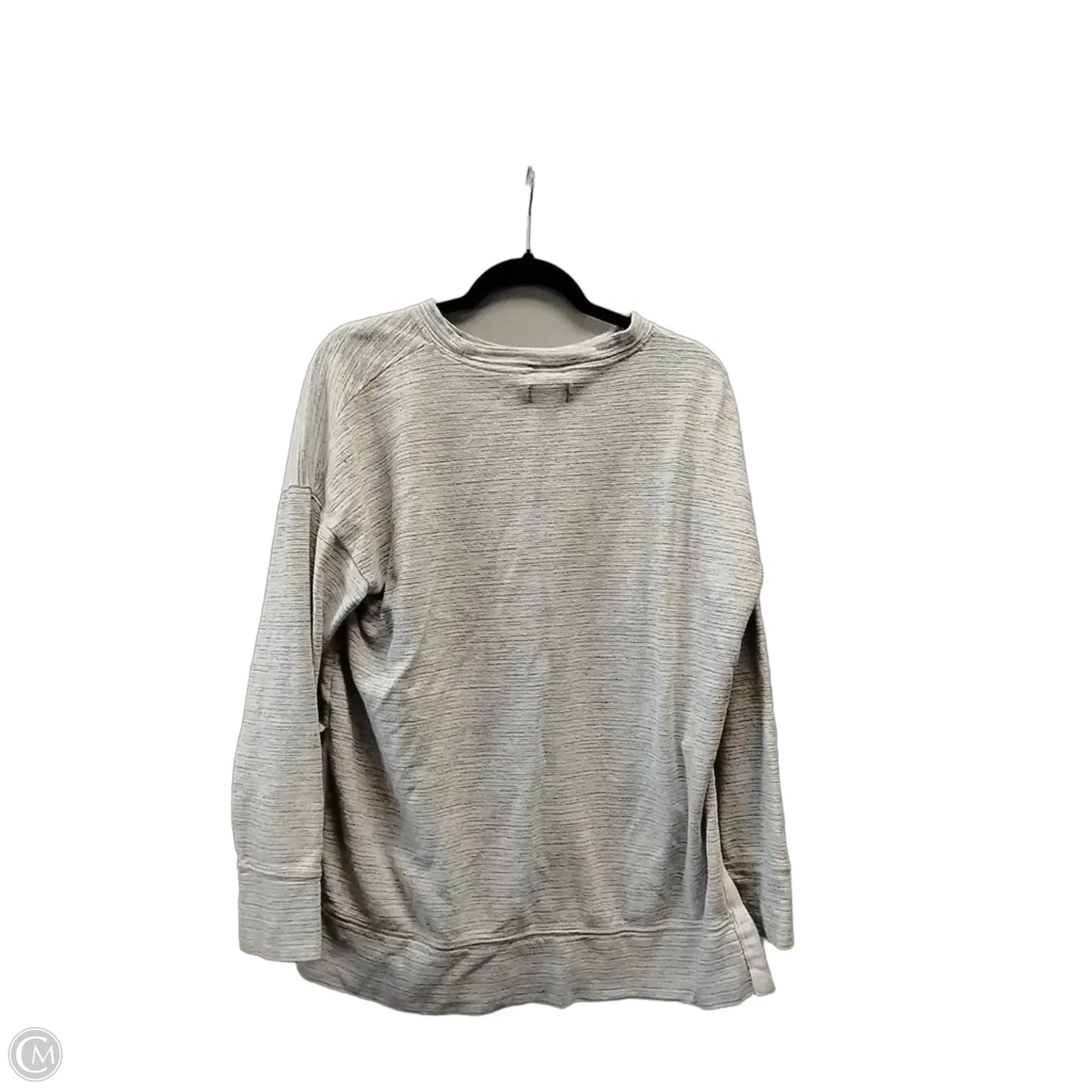 Athletic Sweatshirt Crewneck By Aerie In Grey, Size: M