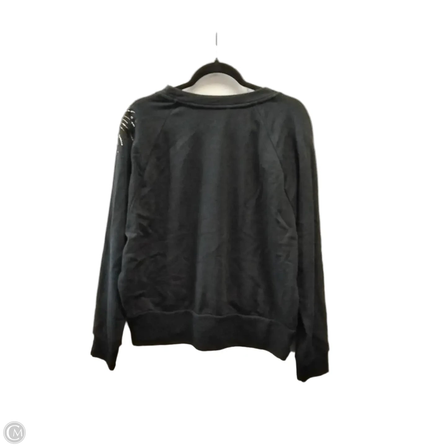 Sweatshirt Crewneck By Loft In Black, Size: M