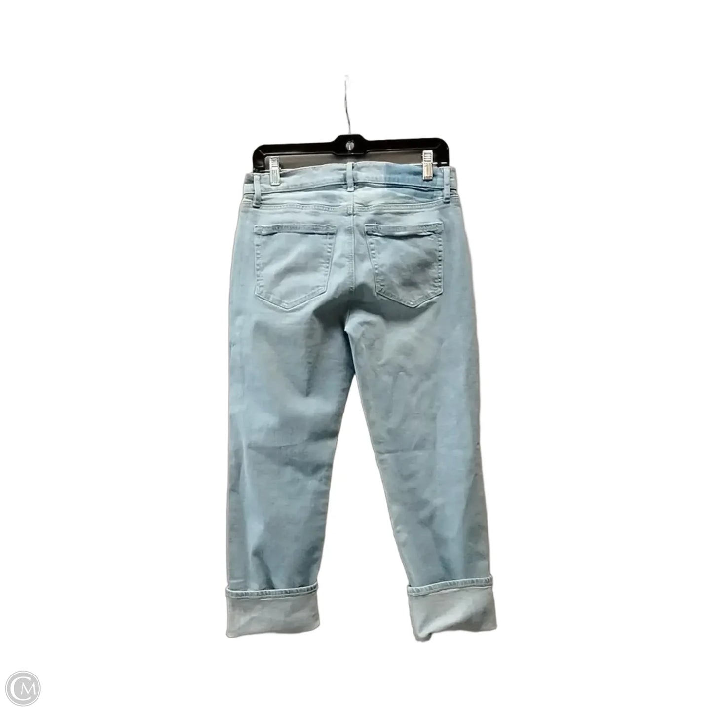 Jeans Straight By Loft In Blue Denim, Size: 4