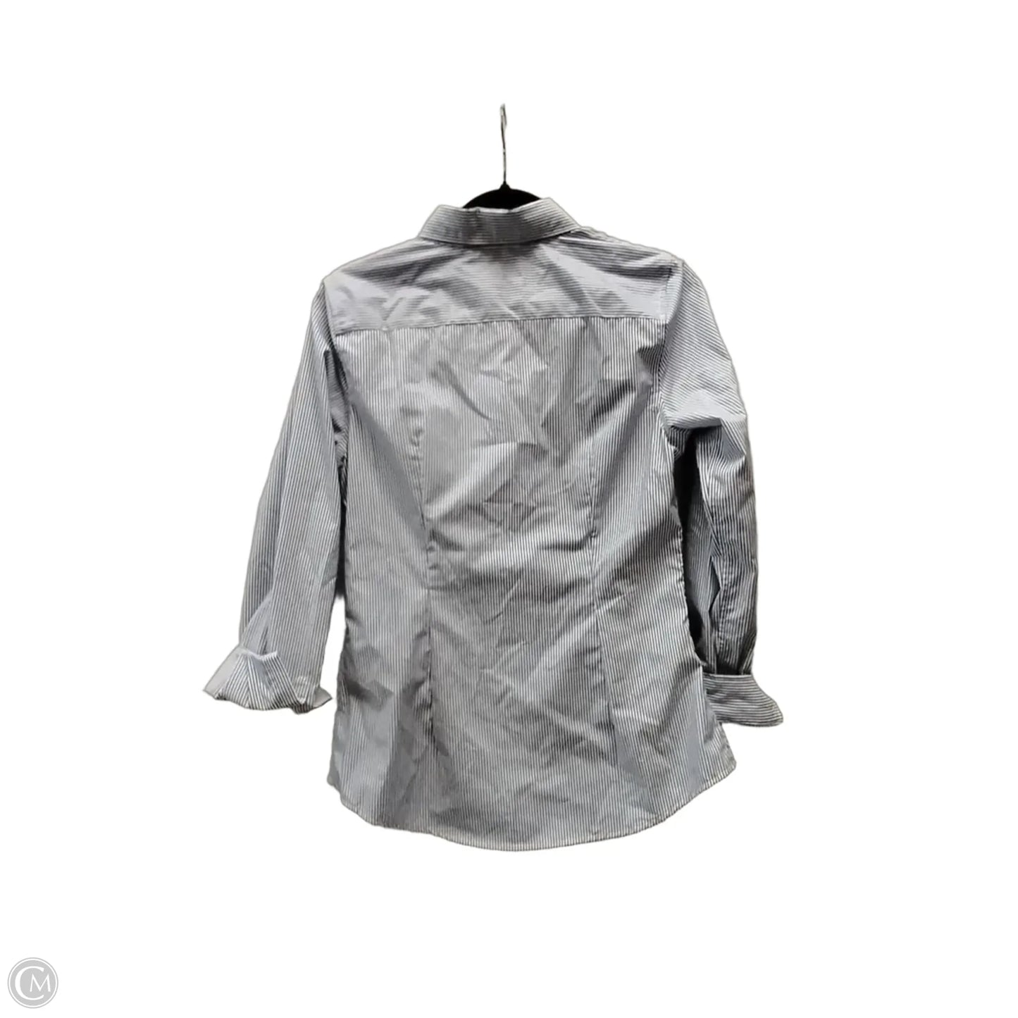Top Long Sleeve By Banana Republic In Striped Pattern, Size: S