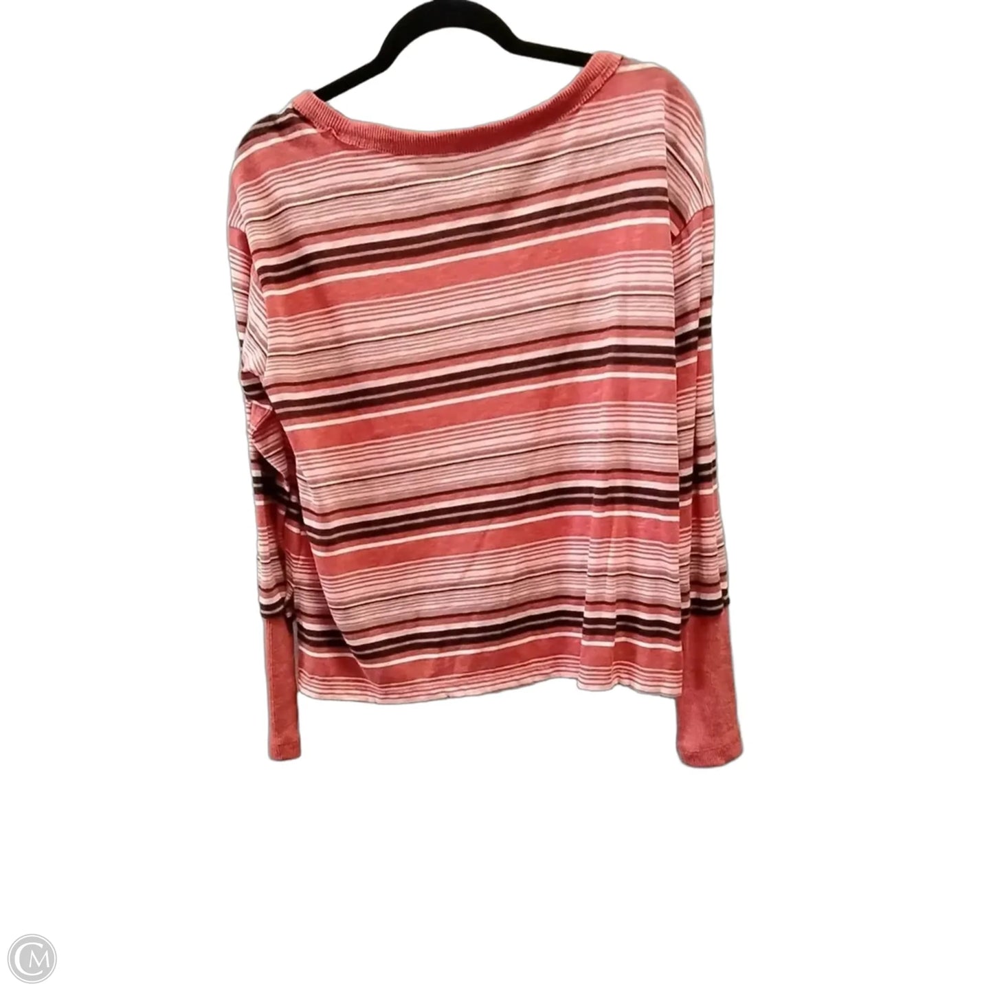 Top Long Sleeve By Pilcro In Striped Pattern, Size: S