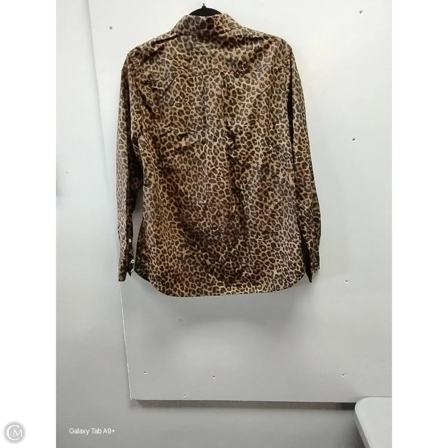Top Long Sleeve By Talbots In Animal Print, Size: M
