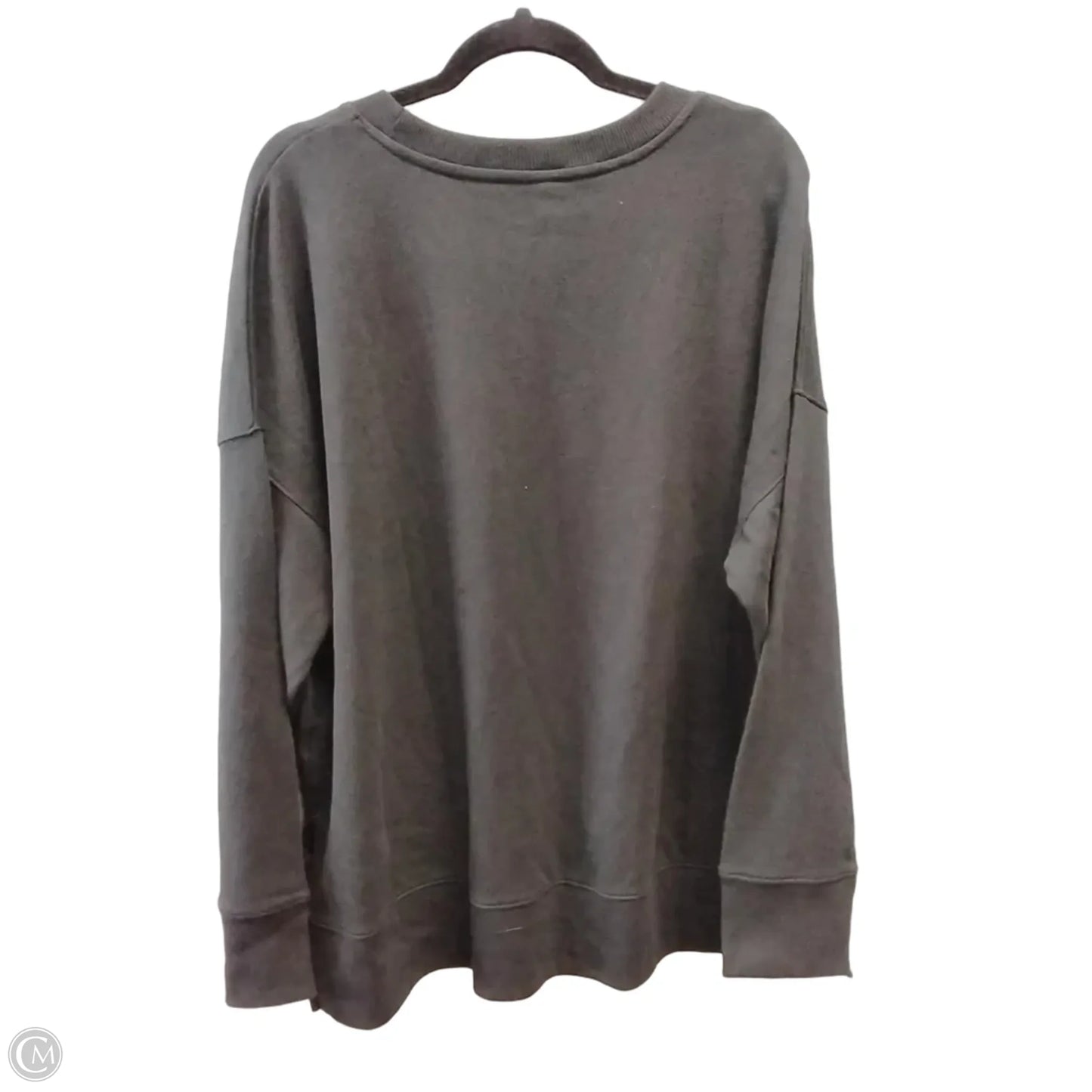 Sweatshirt Crewneck By Time And Tru In Black, Size: Xxl
