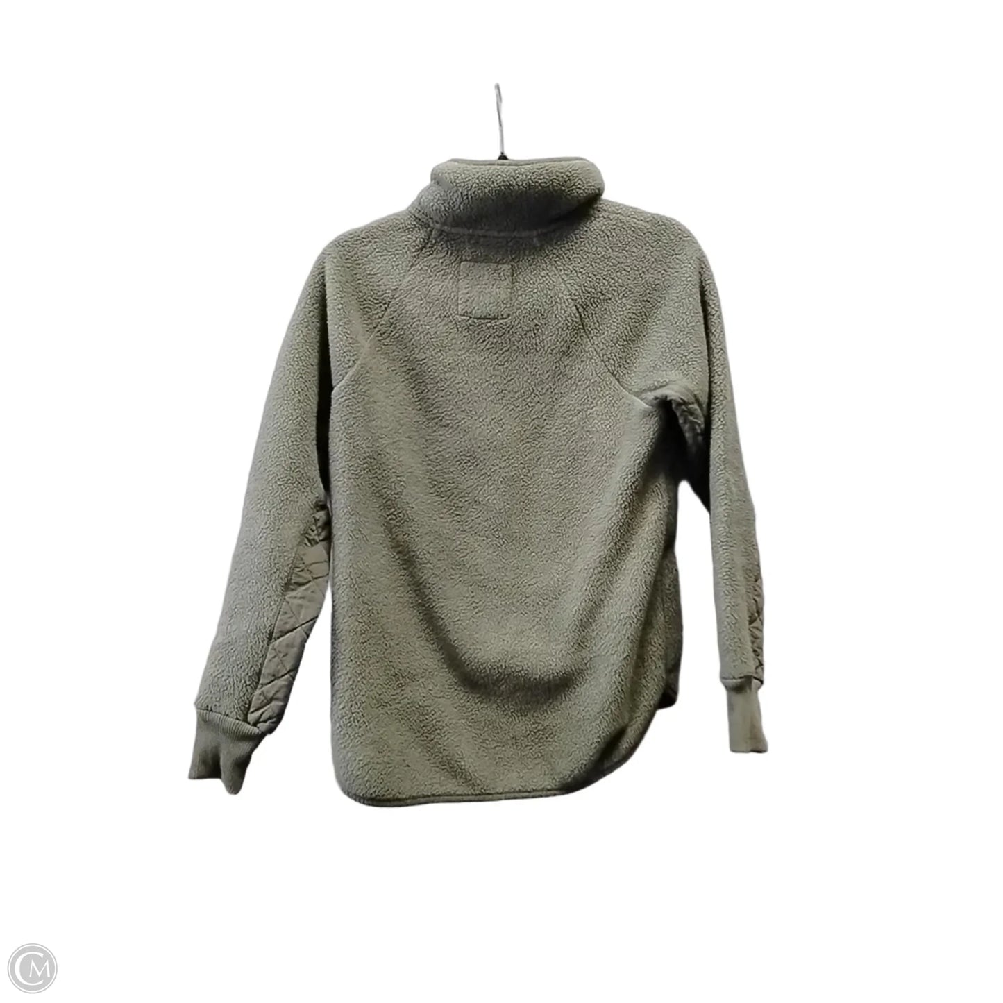 Jacket Fleece By Abercrombie And Fitch In Green, Size: Xs