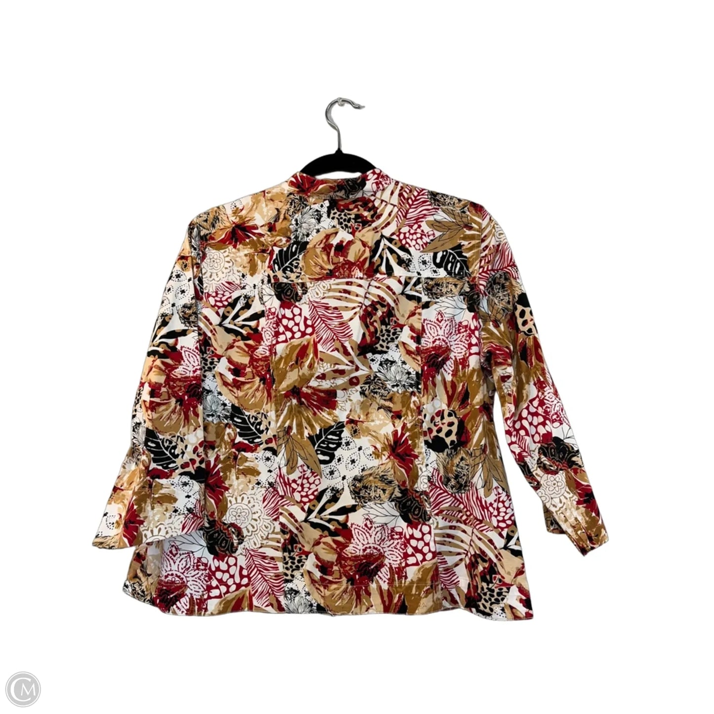 Jacket Other By Christopher And Banks In Floral Print, Size: L