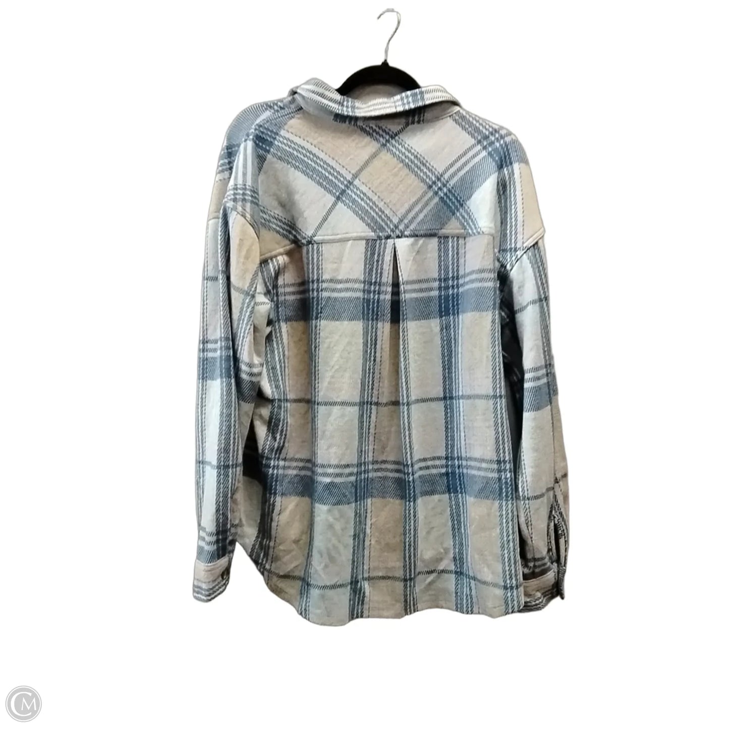 Blouse Long Sleeve By Maurices In Black & White, Size: Xl