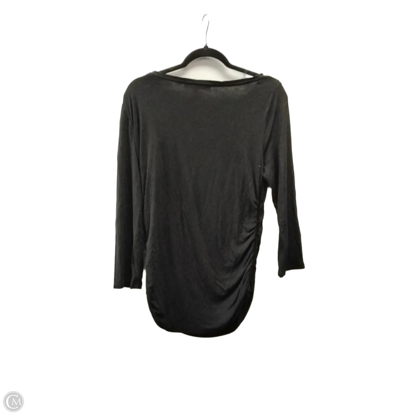 Top Long Sleeve By White House Black Market In Black, Size: M